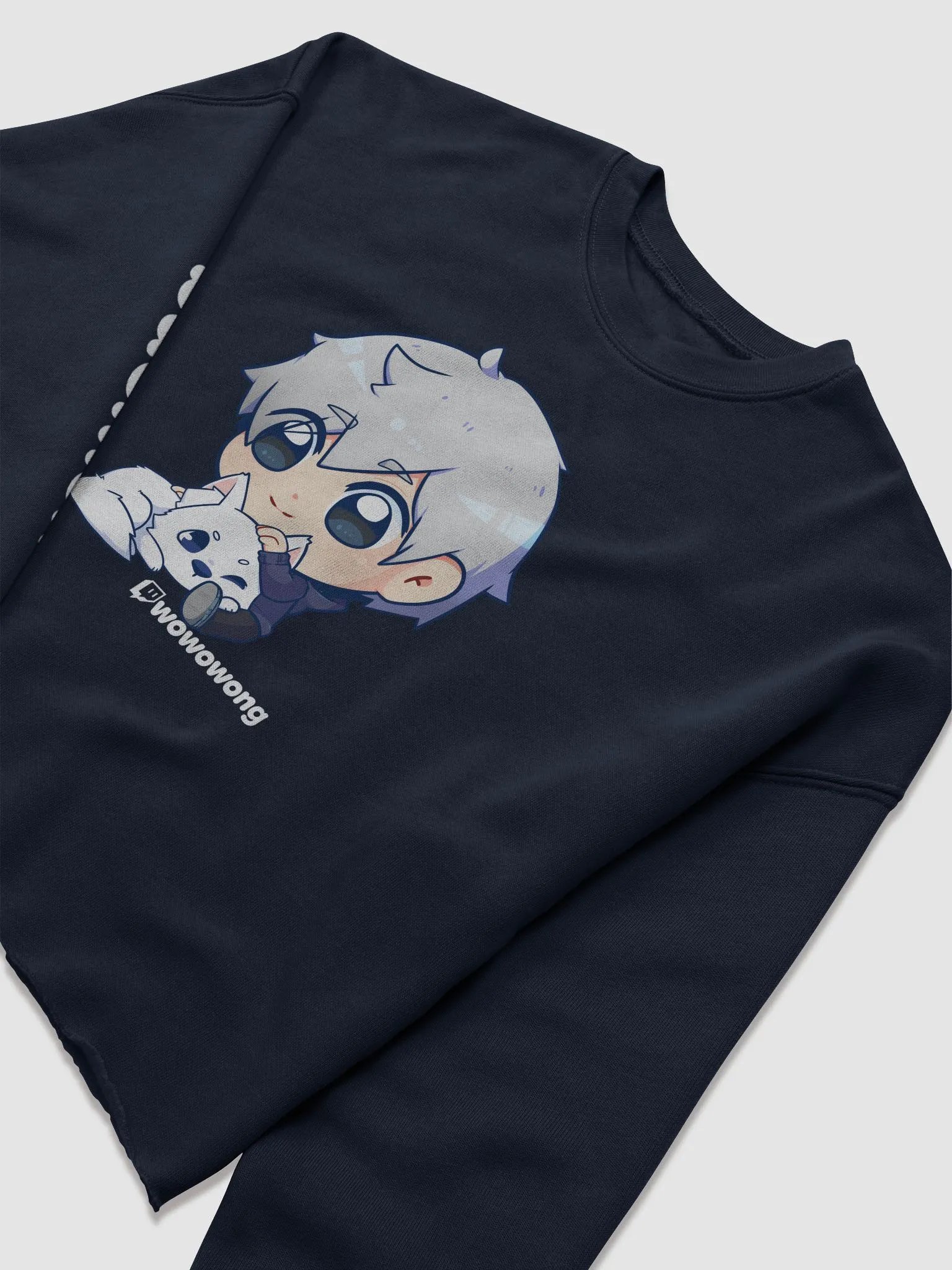 WoWoWong x WoWoKo - 3 Year Anniversary - Fleece Crop Sweatshirt product image (5)