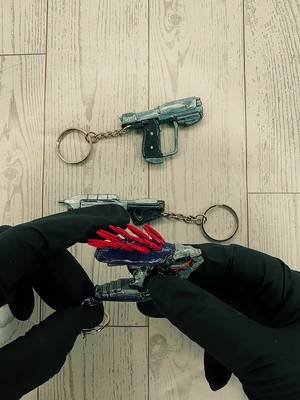 🔥 Gaming nostalgia meets custom craftsmanship! 🎮🖤 A little showcase of what we’ve been creating at Studio Nightshade! 🪓 Resident Evil: Leon Kennedy’s hatchet keychain. 💿 PlayStation 3 mini game cases featuring The Last of Us and Gran Turismo 5. 💜 Halo Needler, hand-painted with UV-reactive details that glow under UV light! ⚙️ Gears of War Lancer, featuring a custom hand-painted, battle-worn metallic finish. ✨ Our hand-painted weapons are sealed with UV resin for a smooth, finished look. Also making an appearance: the Halo MA5C assault rifle and Magnum pistol! 🔫 From miniature gaming collectibles to detailed weapon replicas, we love bringing iconic gaming items to life through 3D printing and custom finishes. 🖤 Studio Nightshade | Made by gamers, for gamers. 👇 Which one is your favorite? #StudioNightshade #3DPrinting #ResidentEvil #Halo #gearsofwar   