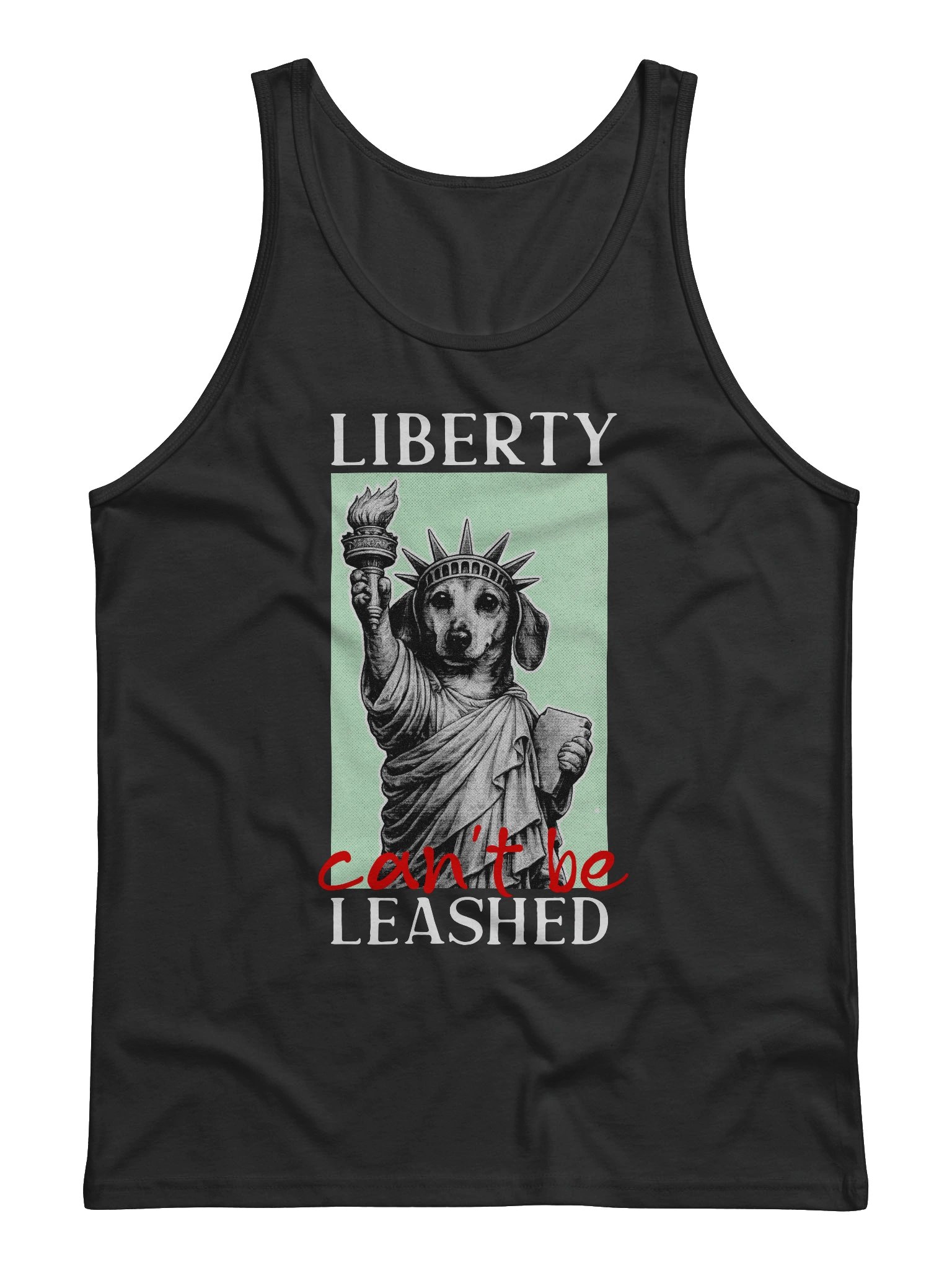Liberty Can't Be Leashed Men's Tank product image (1)