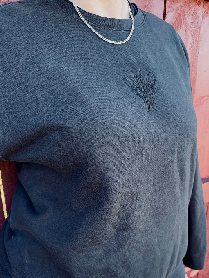 Black On Black DM Sweat Shirt product image (2)