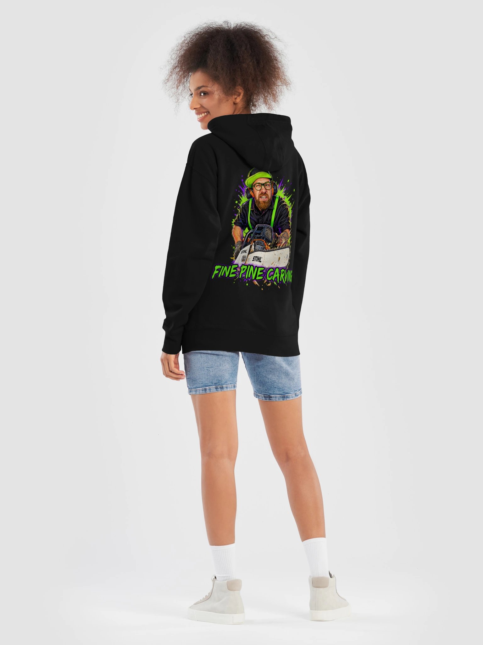 Crazy Carving Man Hoodie product image (8)