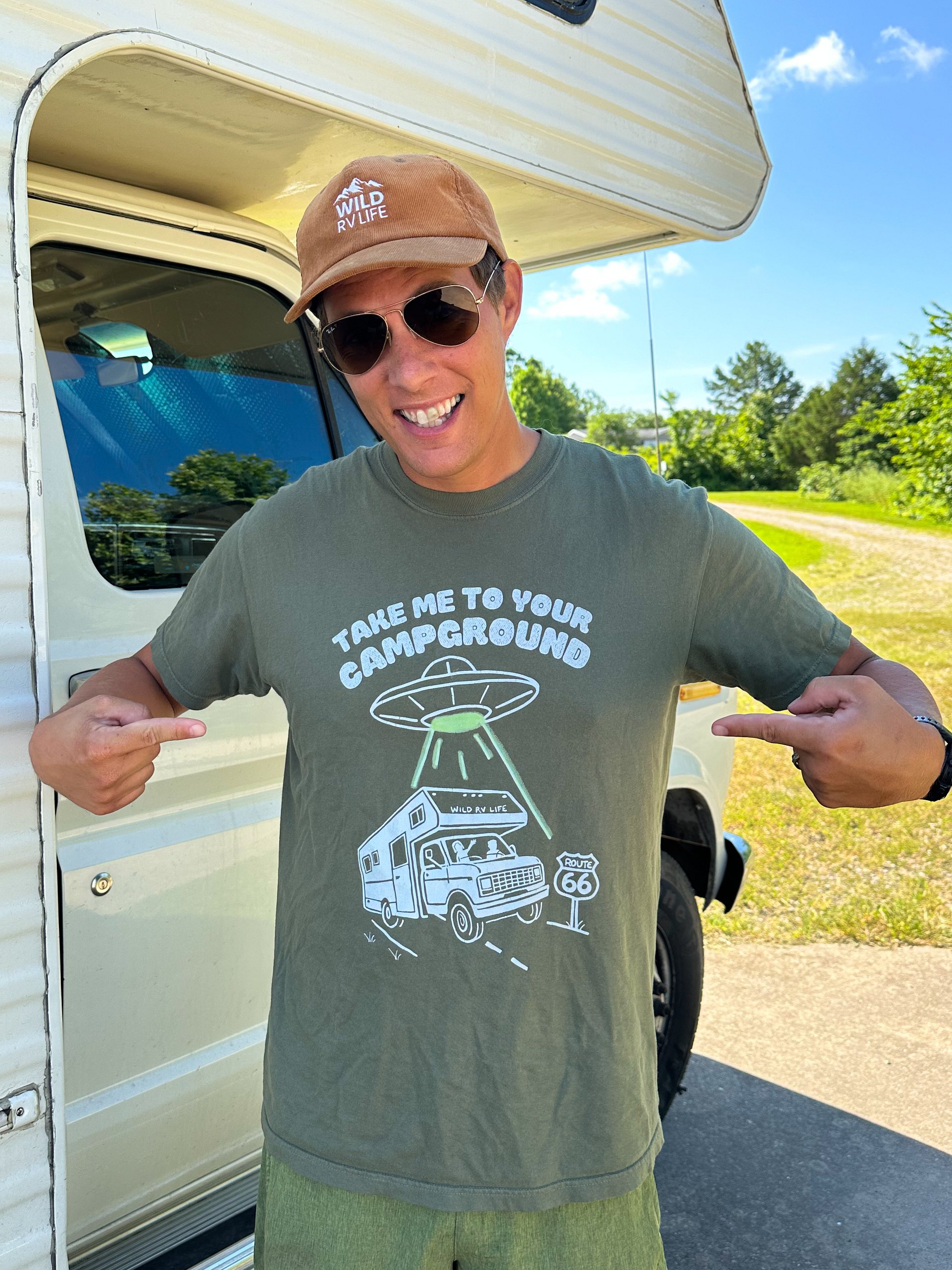 Route 66 Alien T-Shirt - “Take Me To Your Campground” product image (2)
