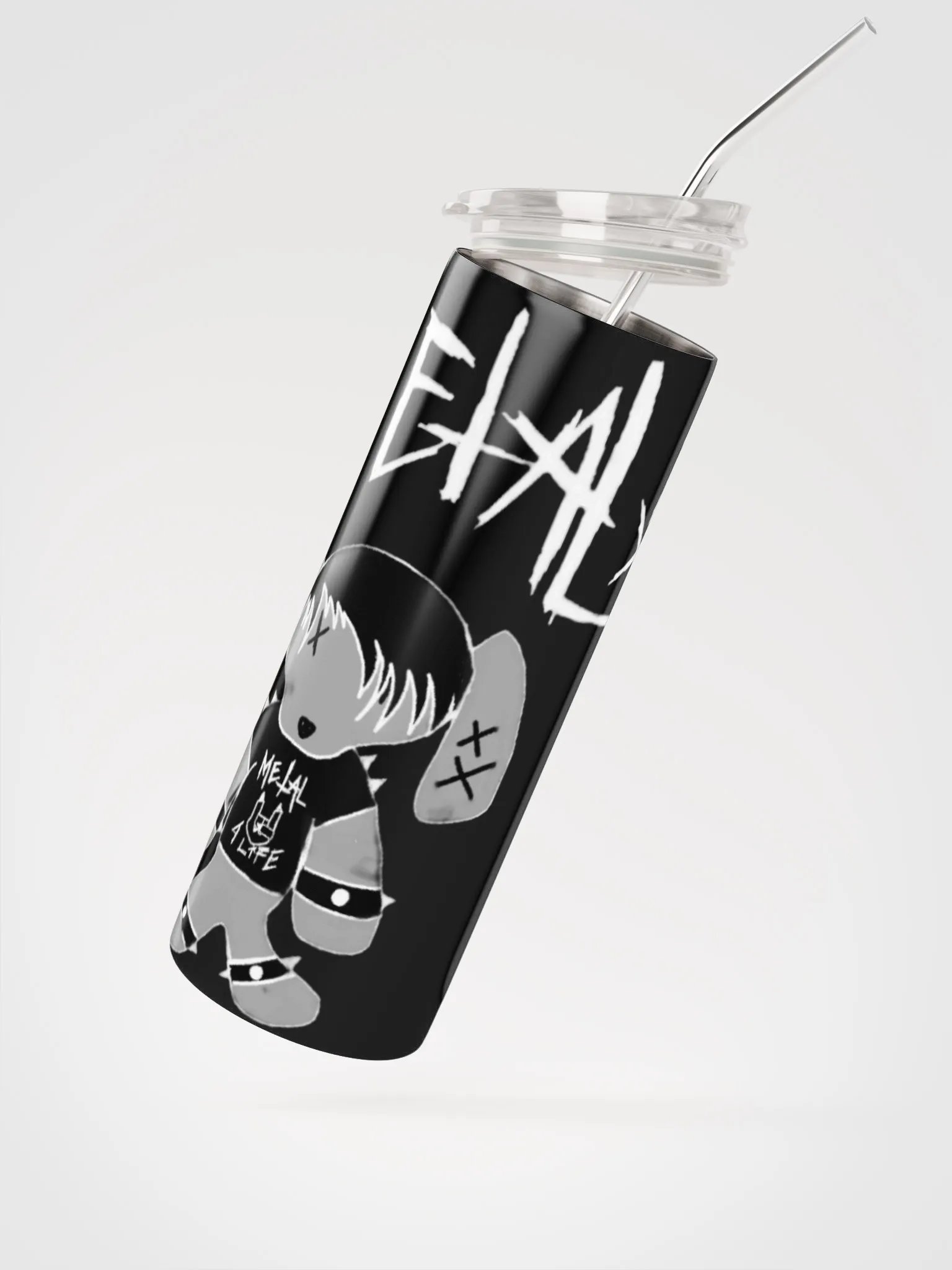 Metalhead Bunny Tumbler product image (2)