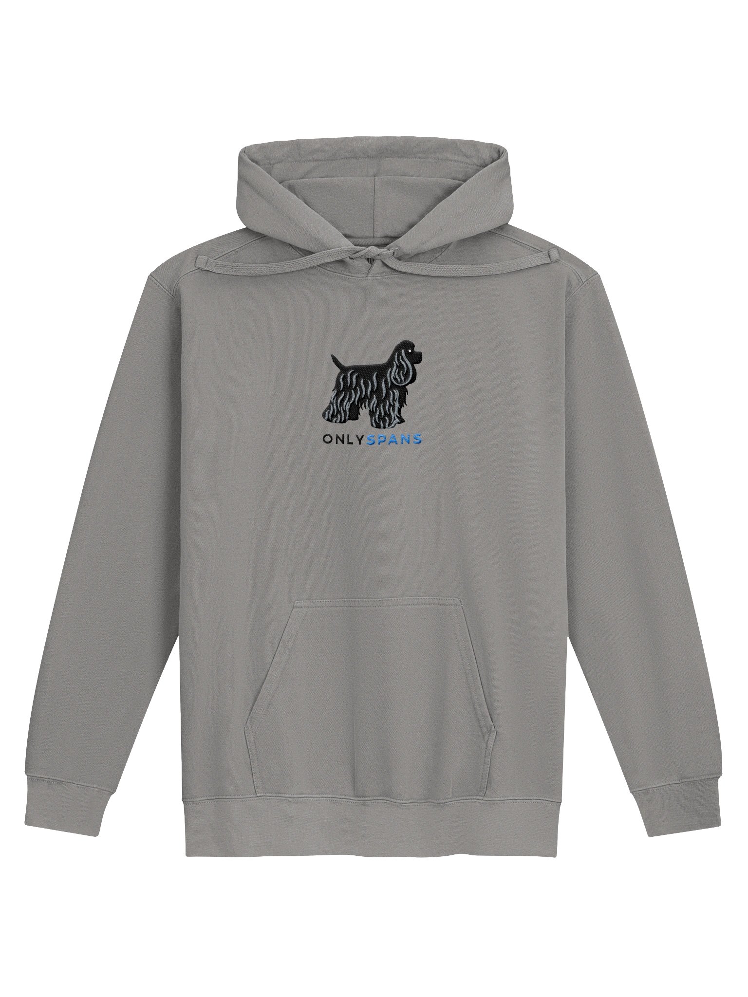Only Spans Premium Hoodie (Embroidered) of an American Cocker Spaniel(Black) product image (13)