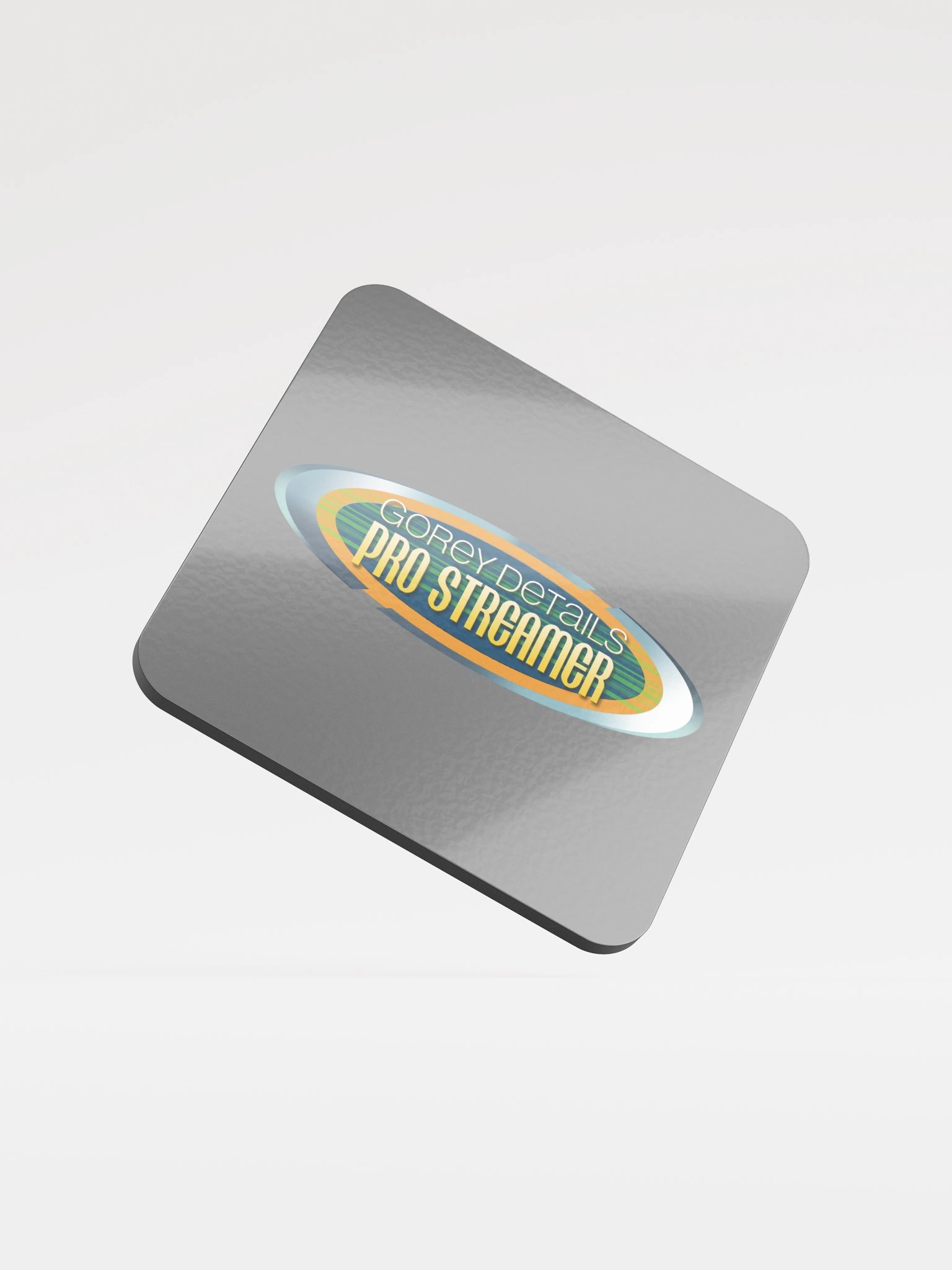 Dude, you're muted - Glossed Cork Coaster product image (1)