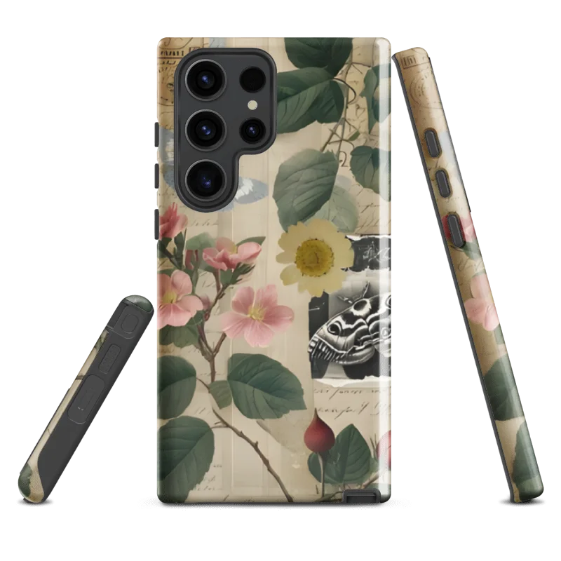 Vintage Botanical Collage Samsung® Tough Case Botanical Collage iPhone Tough Case, Tough Phone Cover, Artistic Phone Protector For Samsung Phones product image (273)