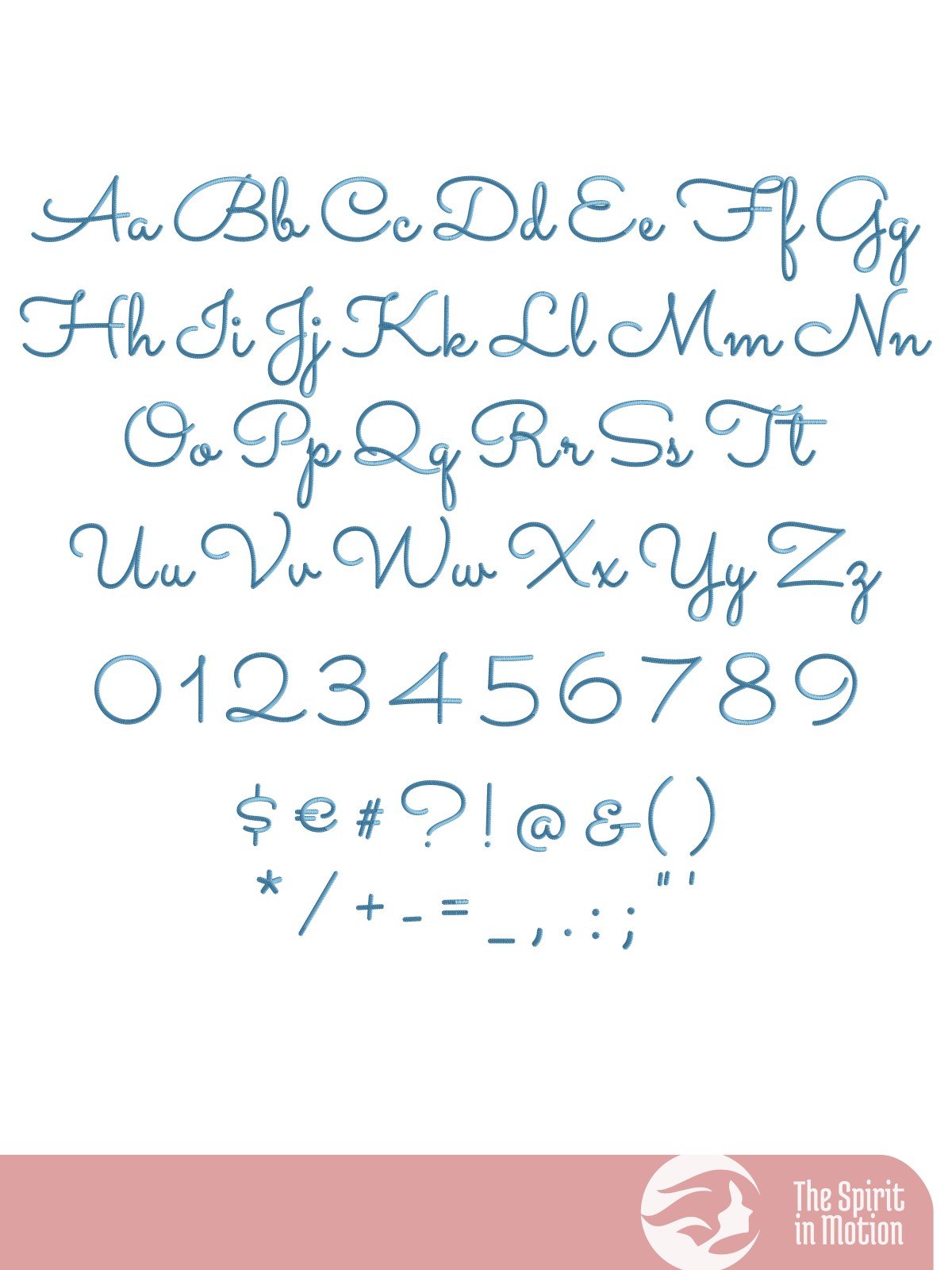Sacramento Regular Monoline Machine Embroidery Font | PES, BX, DST product image (3)