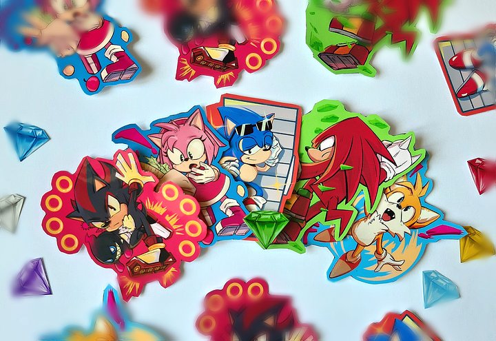 Sonic stickers product image (1)