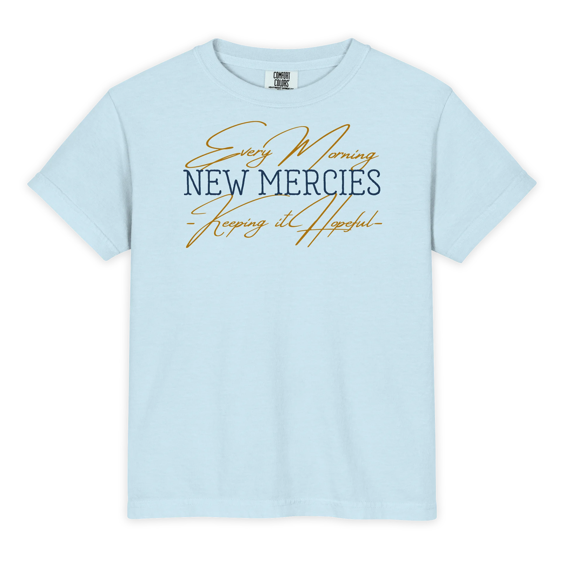 Every Morning New Mercies Boys' Comfort Colors Youth Tee product image (6)