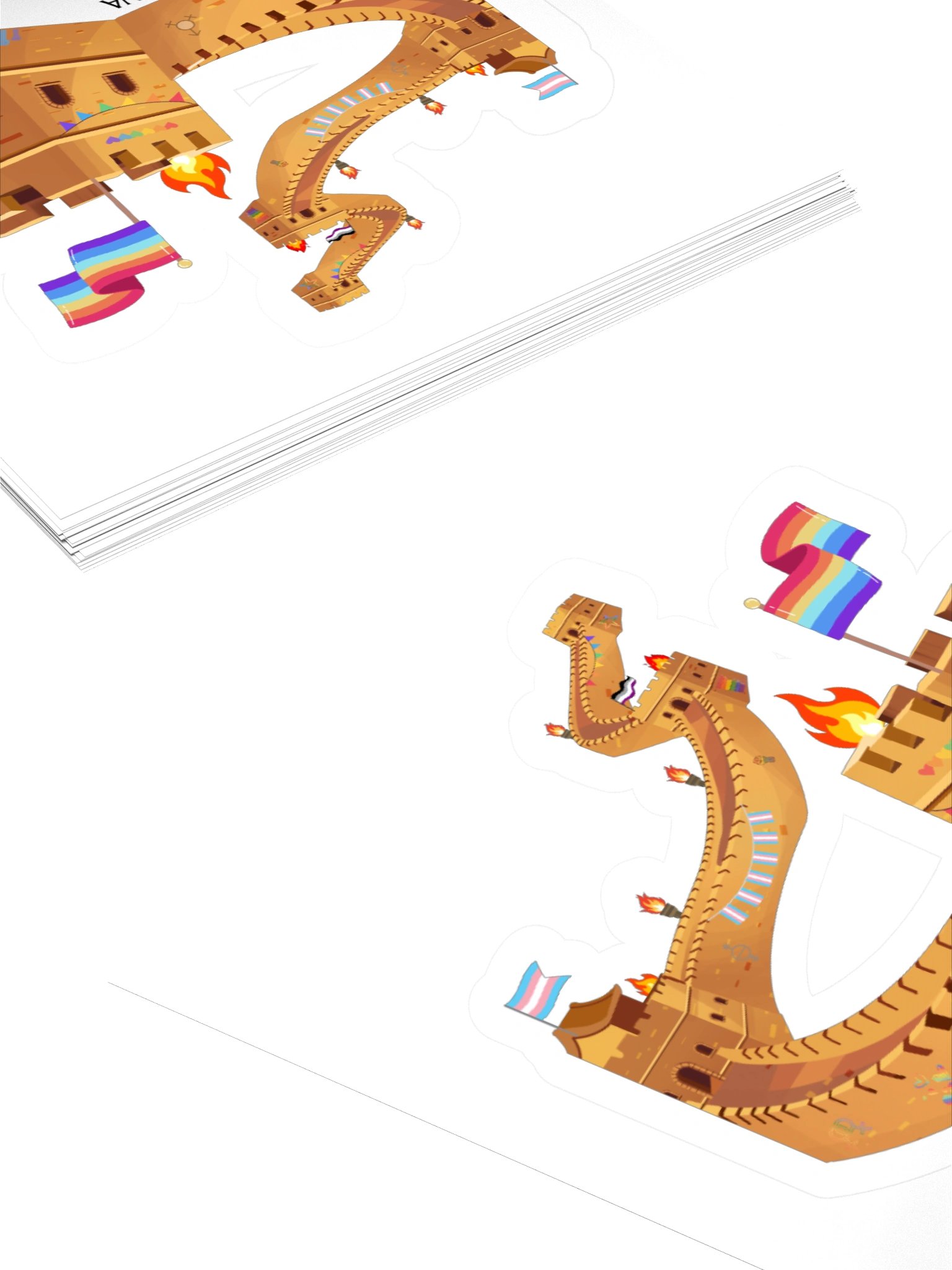Now All Of China Knows I'm Queer Kisscut Sticker product image (4)