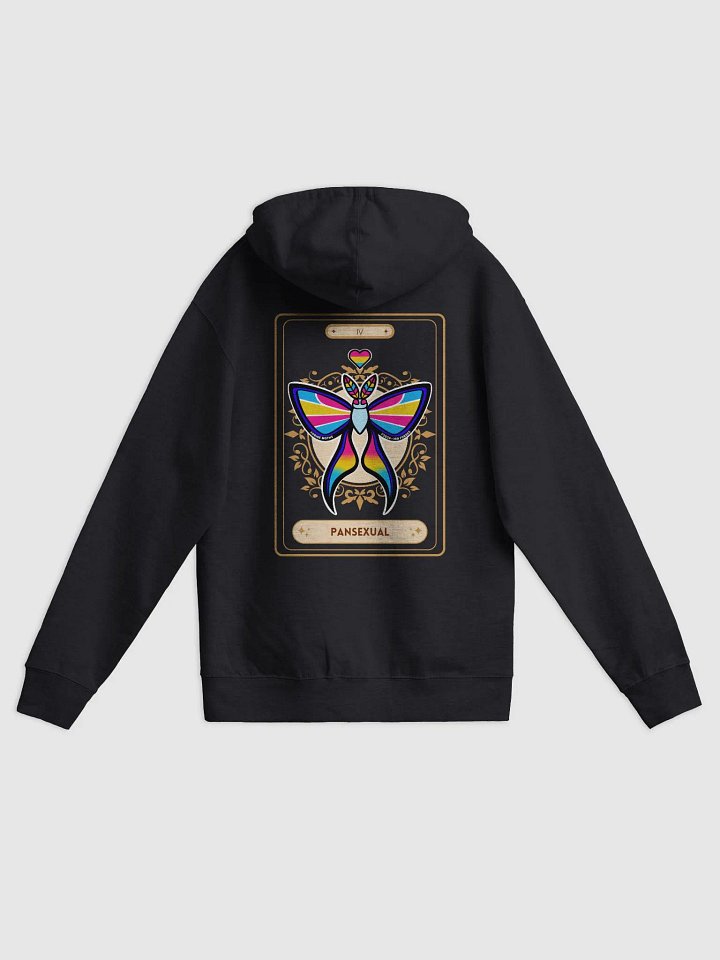 № 4 | PANSEXUAL PRIDE MOTH | TAROT CARD STYLE | ZIP-UP HOODIE product image (1)