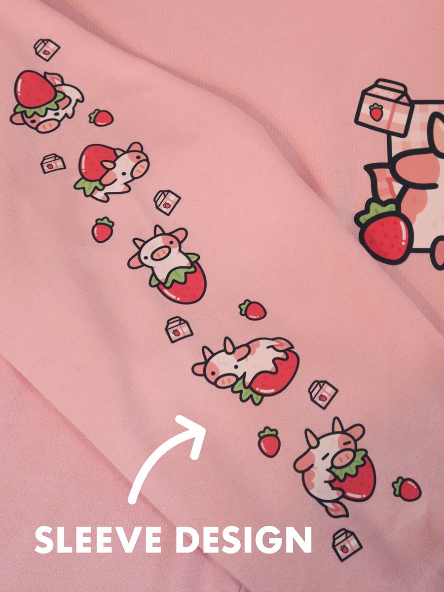 Strawberry Cow Hoodie product image (5)