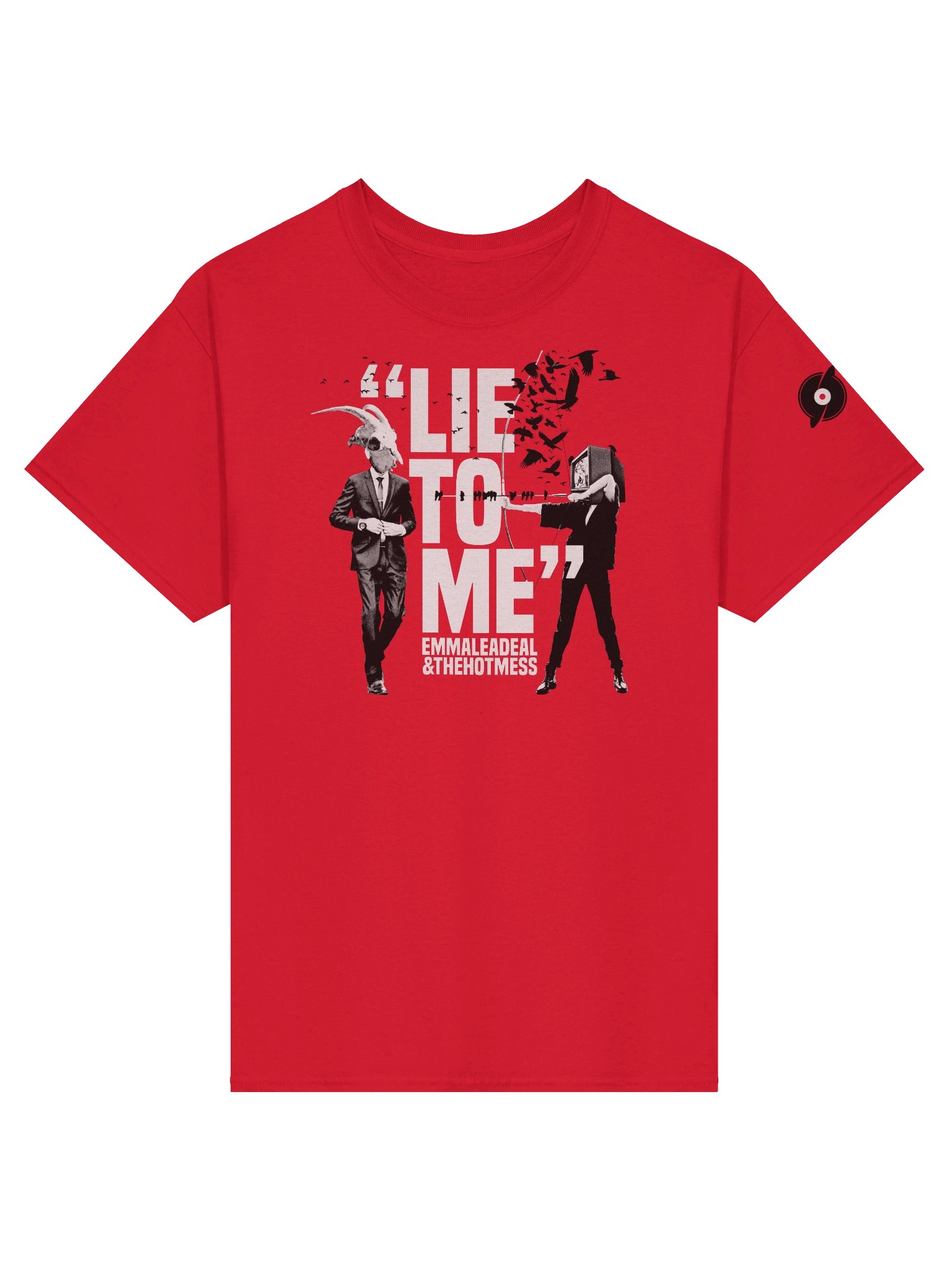 Emmalea Deal and The Hot Mess - Lie To Me Red Tee product image (1)