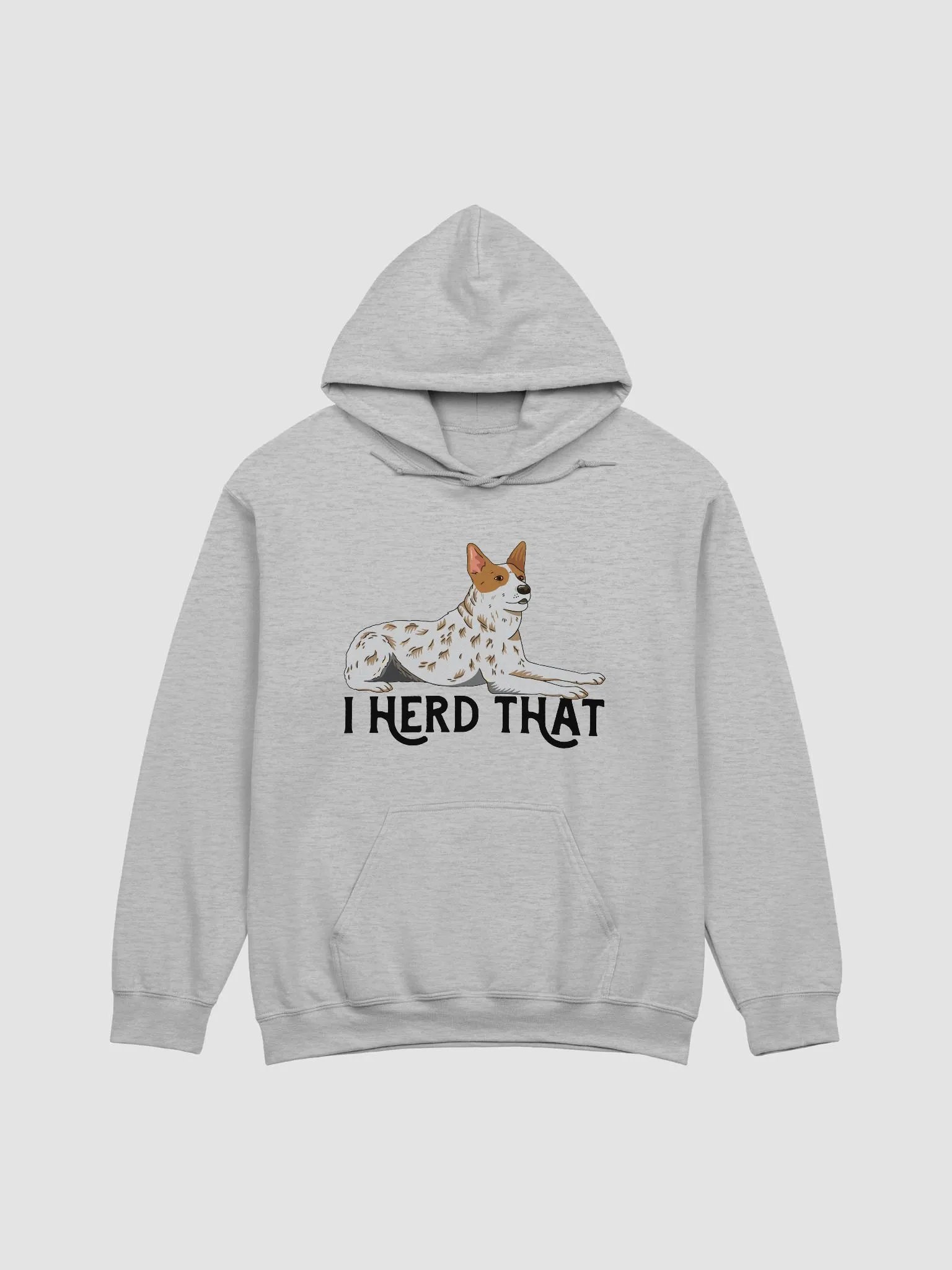 I Herd That Red Heeler Hoodie | Hooded Sweatshirt for Australian Cattle Dog (Red Heeler) Owners product image (24)