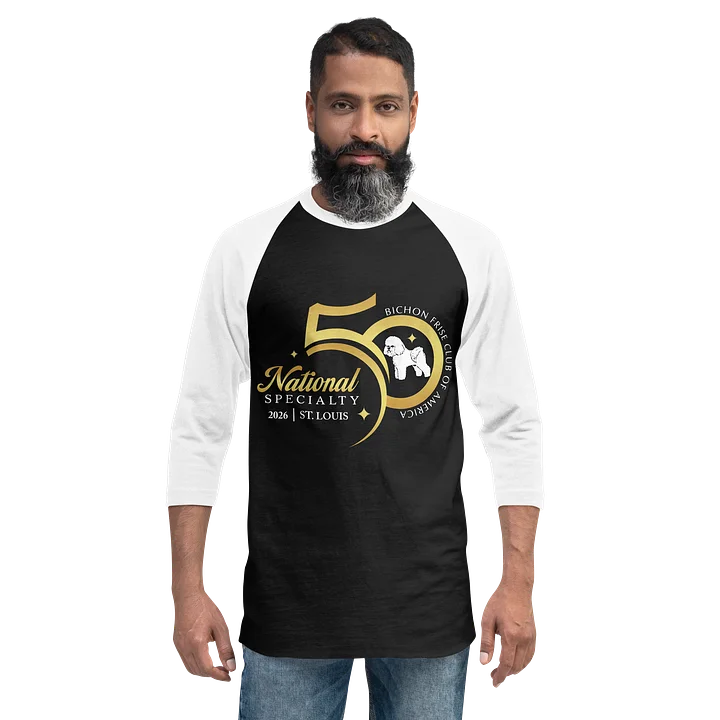 50th National Specialty Black Raglan Sleeve Tee product image (2)