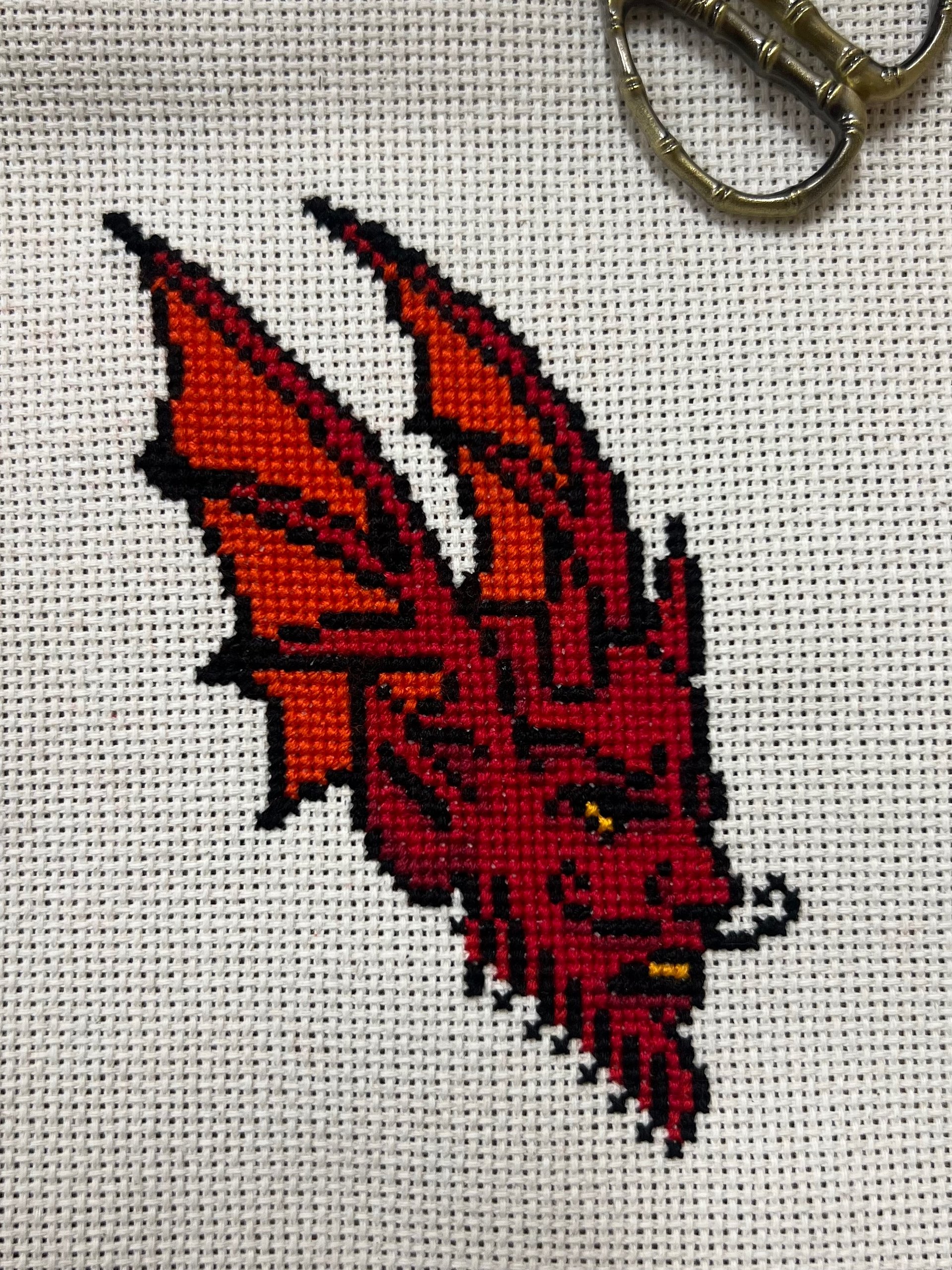 Mini Winged Devil Head Pattern product image (1)