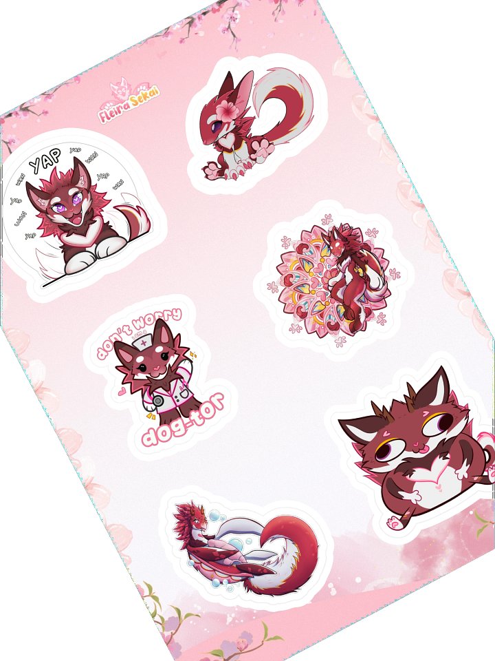 🌸Furality Ultra Exclusive Sticker Sheet product image (1)