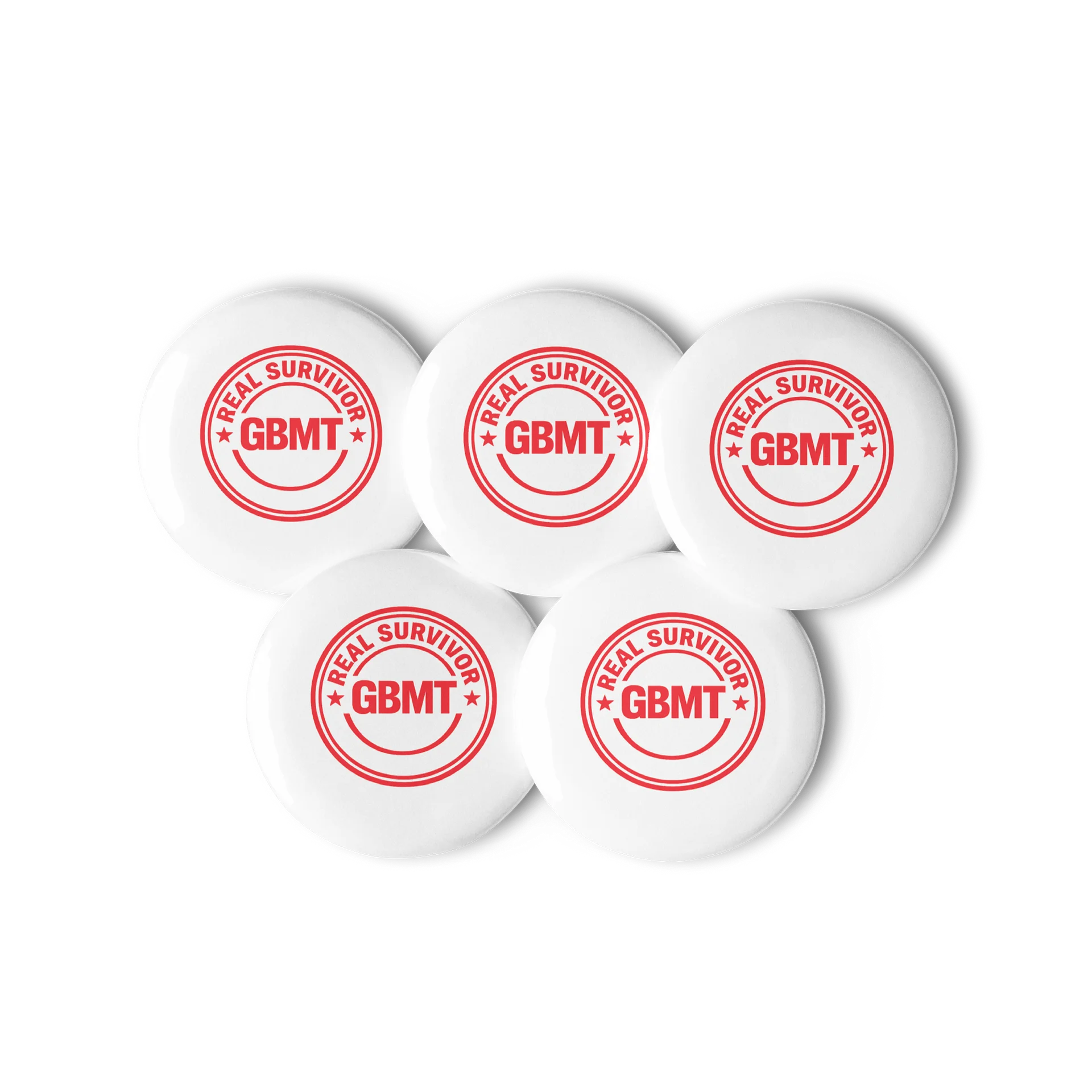 Real Survivor GBMT Pin Buttons Set product image (3)