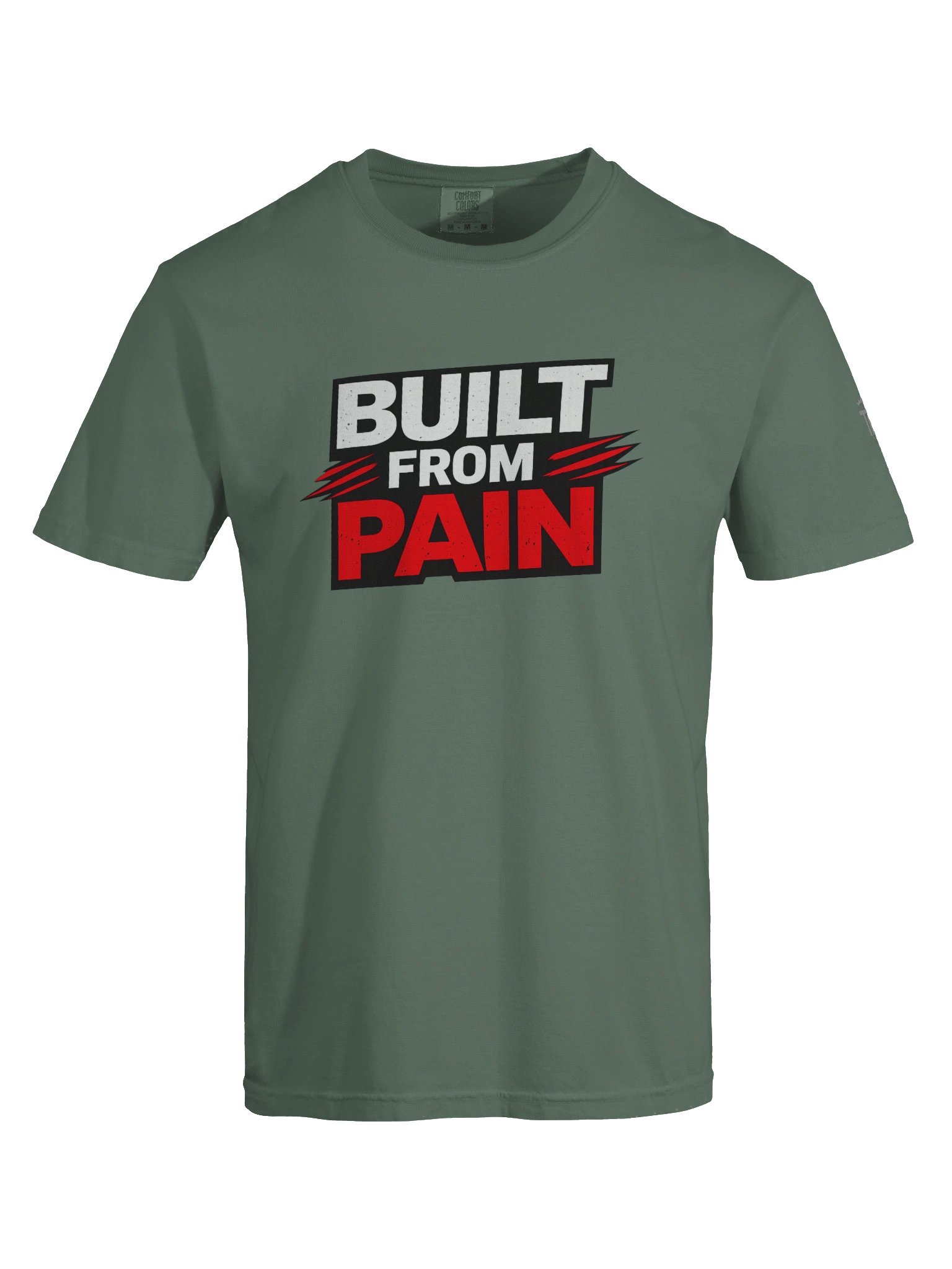 Built From Pain Tee – Military Green Edition product image (5)