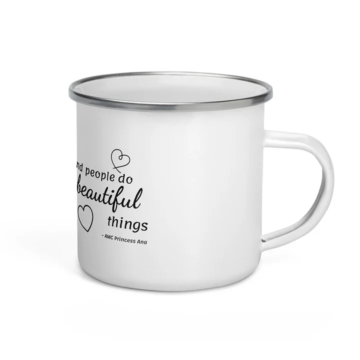 Kind people...ENAMEL MUG product image (1)