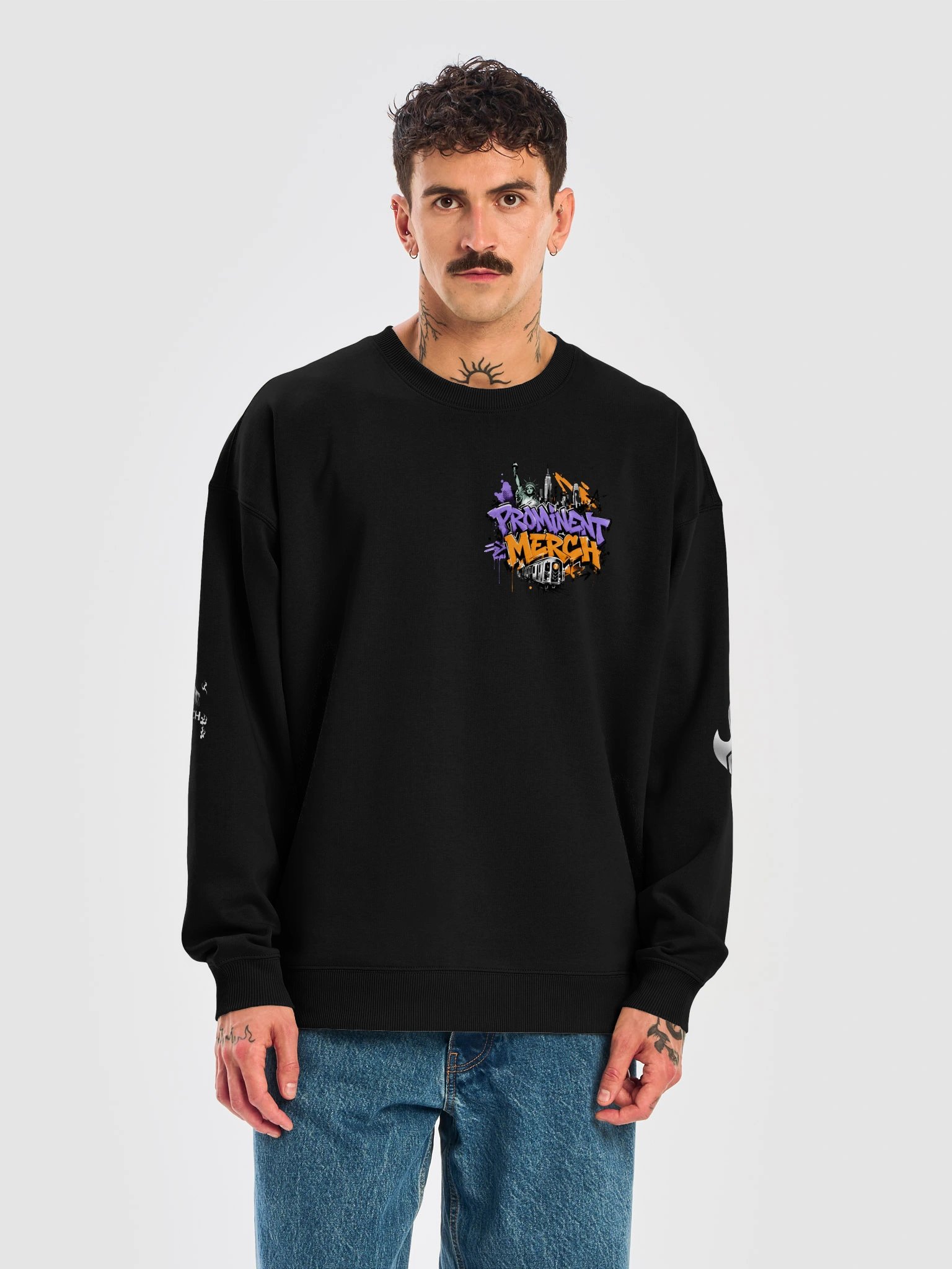 PM Grafitti Unisex Oversized NYC Sweatshirt product image (19)