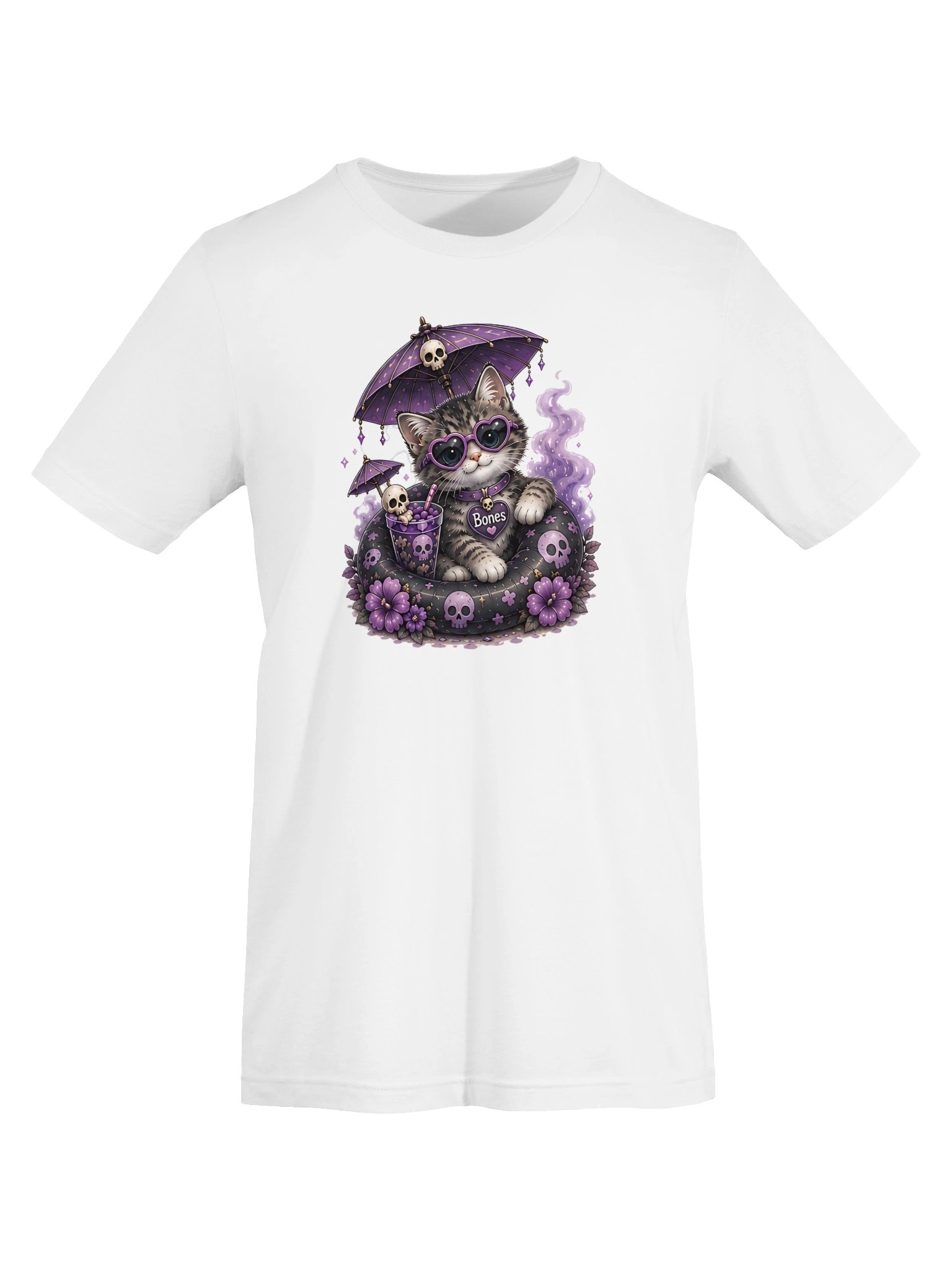 ''Bones the Summer Cat'' Unisex Supersoft T-Shirt product image (9)