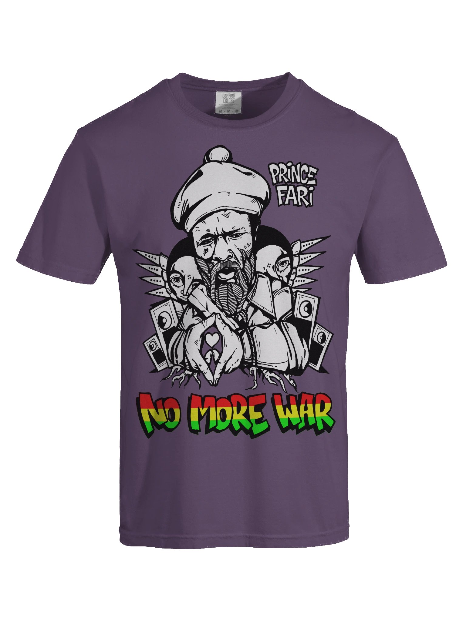 Prince Far I T-Shirt by RasTerms37 (Colorful / Red Gold Green / Premium) product image (4)