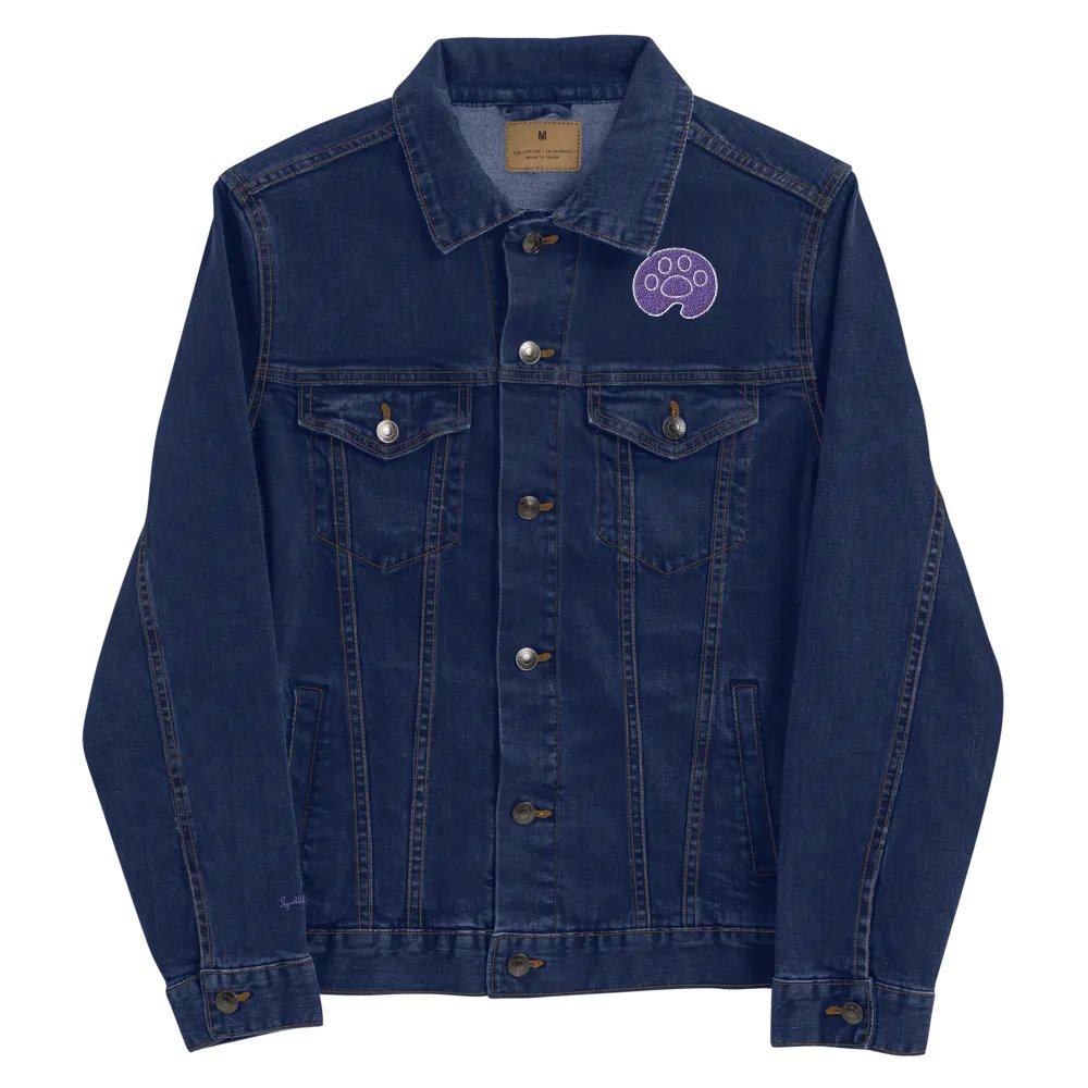 Squibble Design Paw Logo Denim Jacket product image (6)