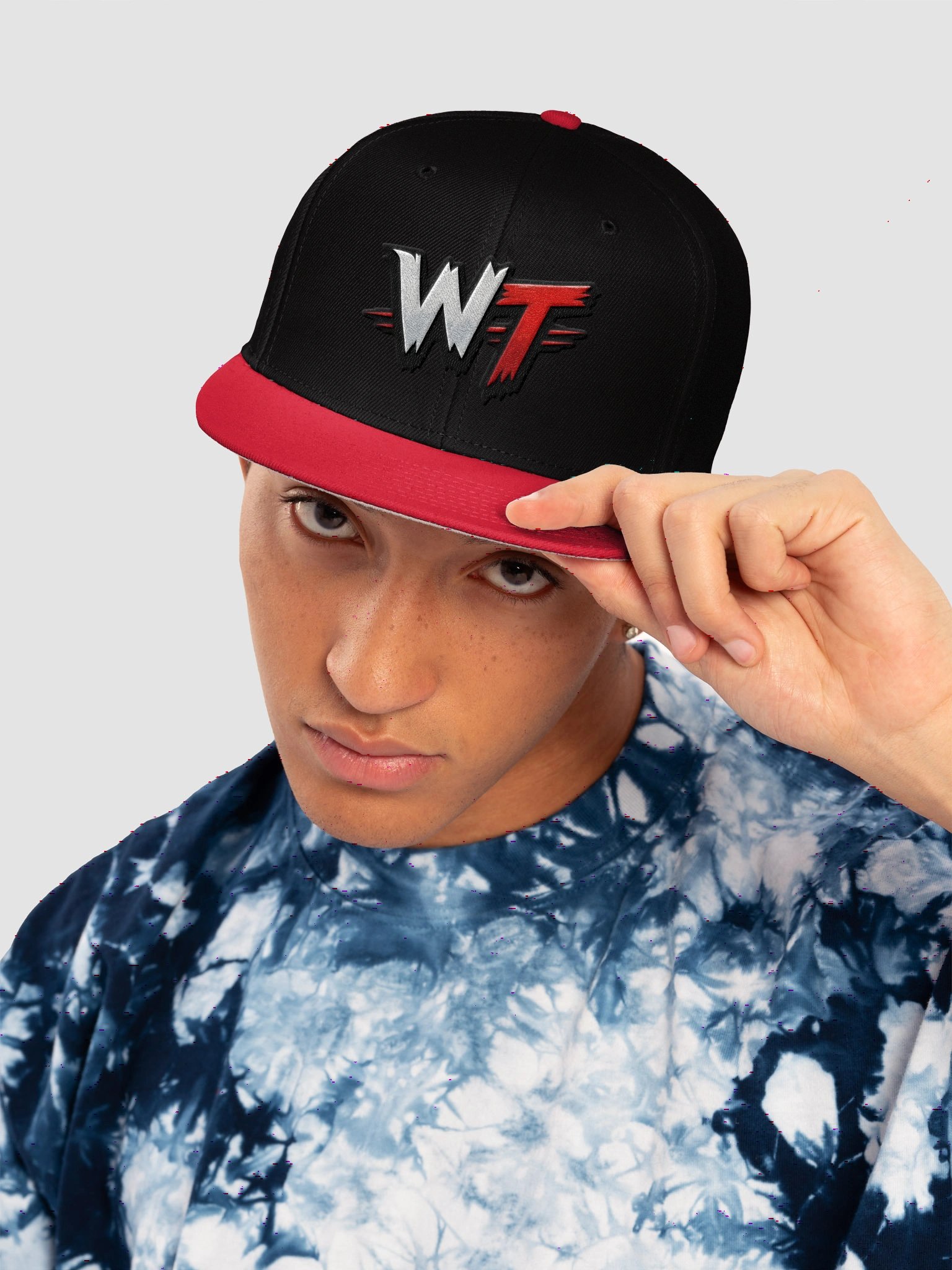WrestleTapes Red/Black Hat product image (5)