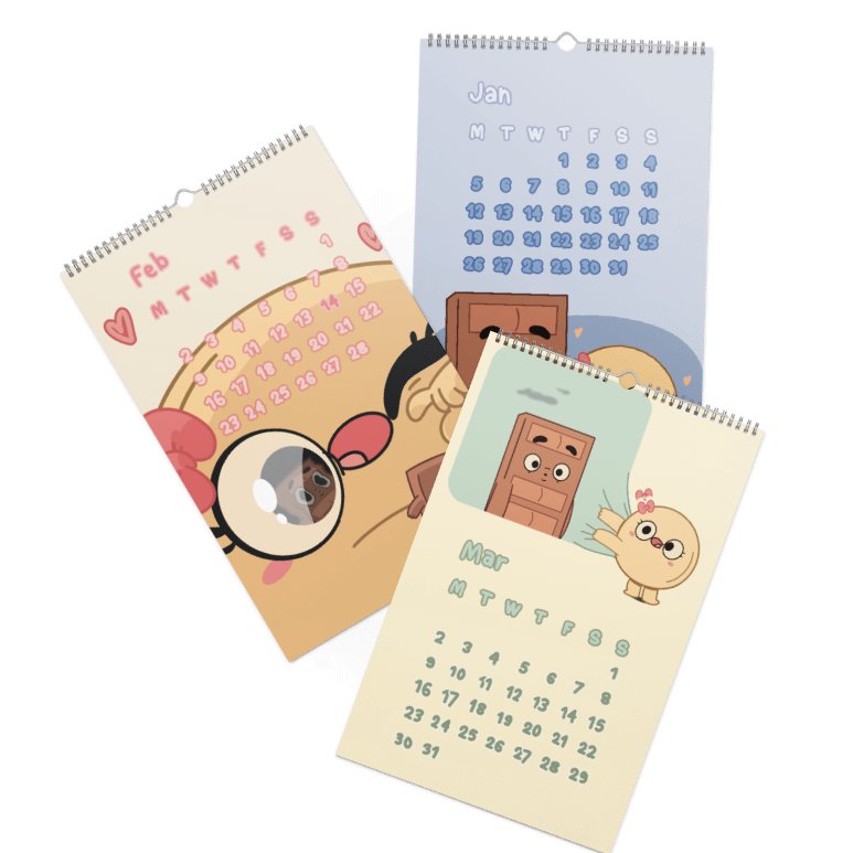 2026 Choco & Pancake Wall Calendar product image (4)