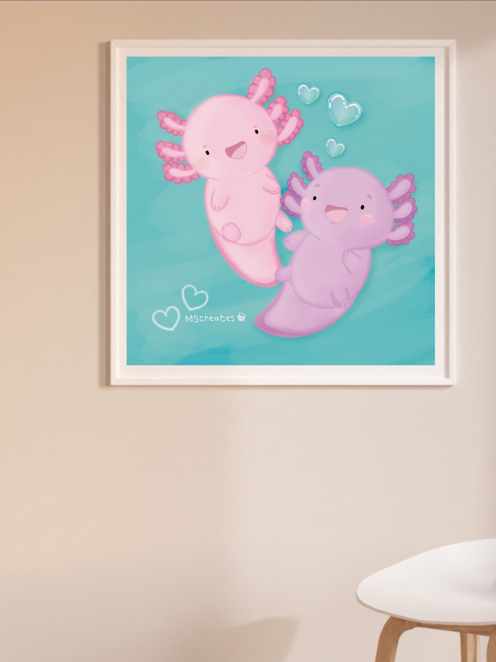 Axolotl Print product image (3)