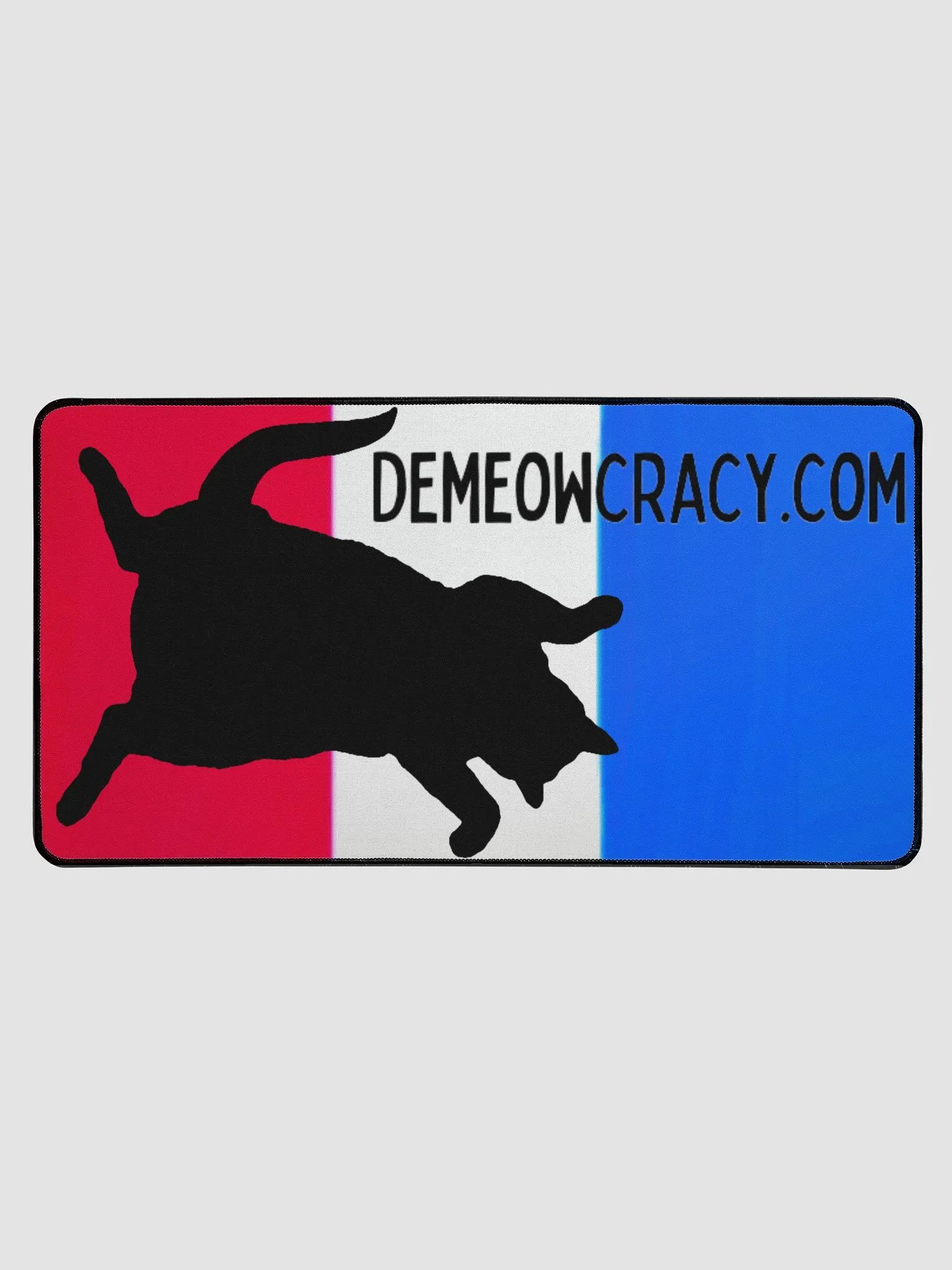 Red, White and Blue Demeowcracy Cat Desk Pad product image (1)
