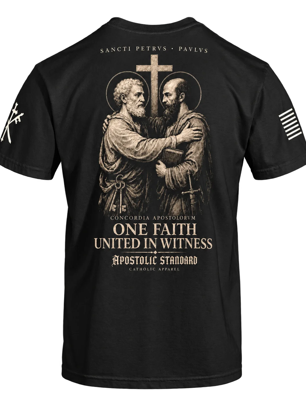 Saints Peter & Paul — United in Witness Heavyweight Tee product image (2)
