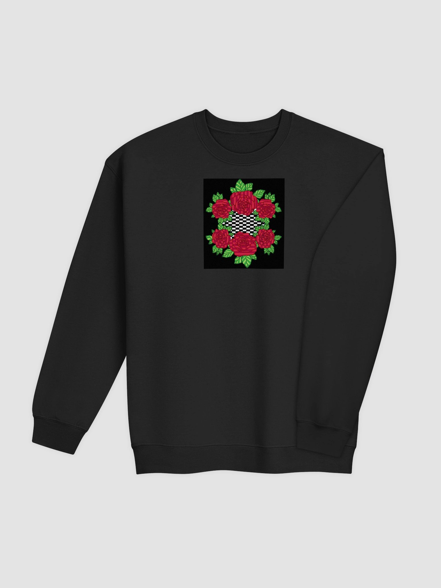 Crewneck Sweatshirt (Rose-Black) product image (28)