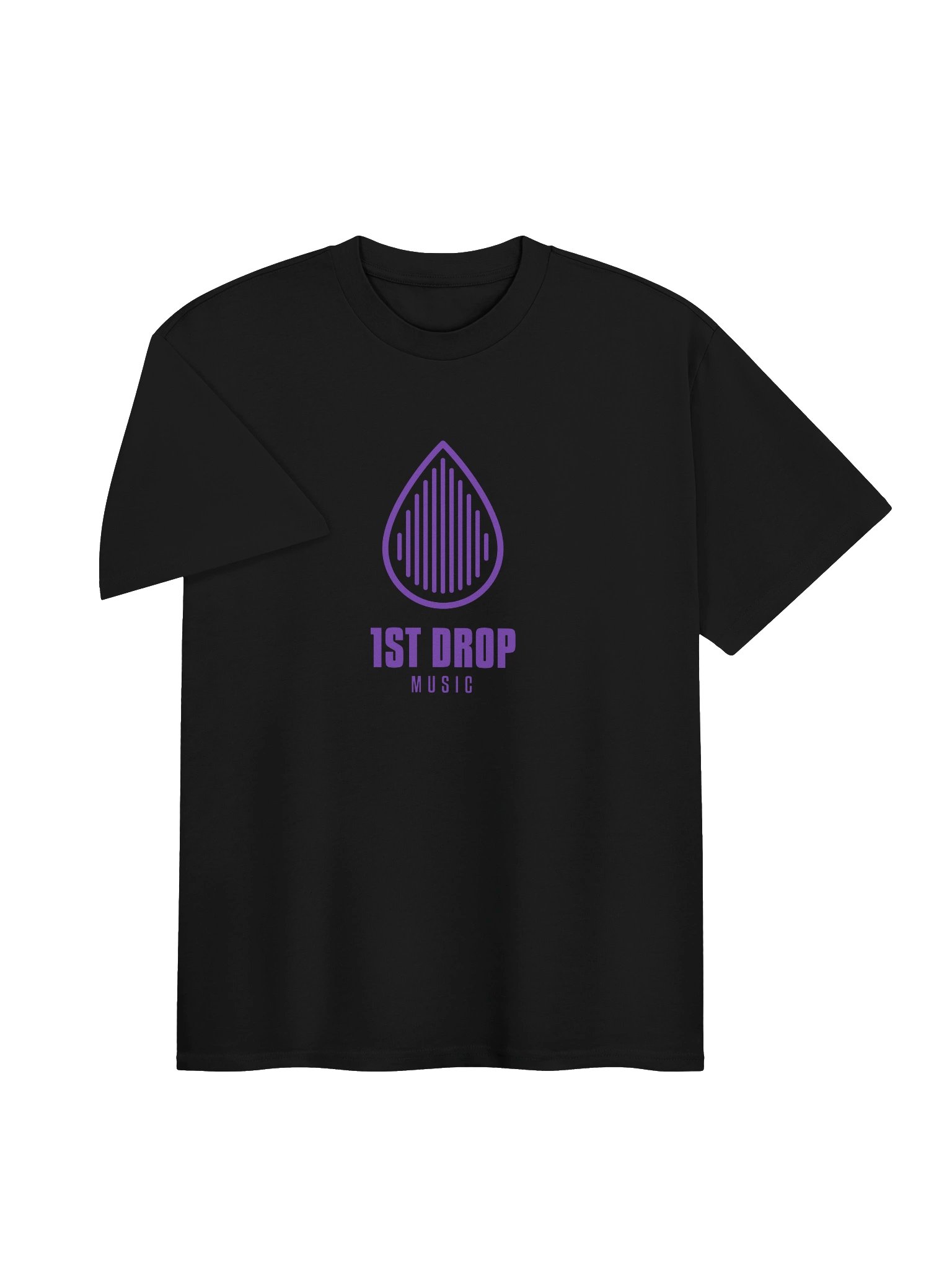 1st Drop Music Purple Heavy T-shirt product image (3)
