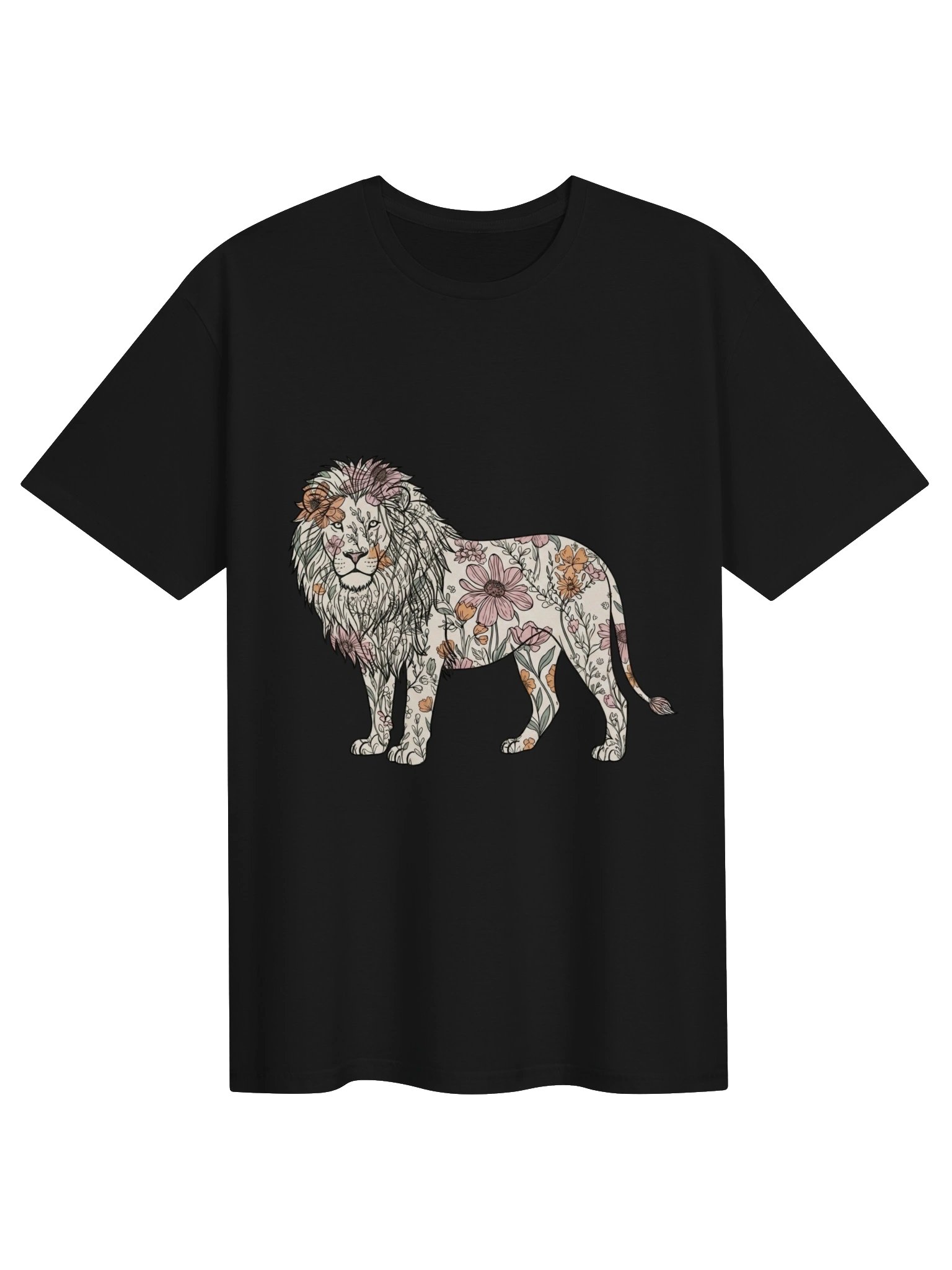 El Dorado Atelier T Shirt - Floral Lion Design product image (4)