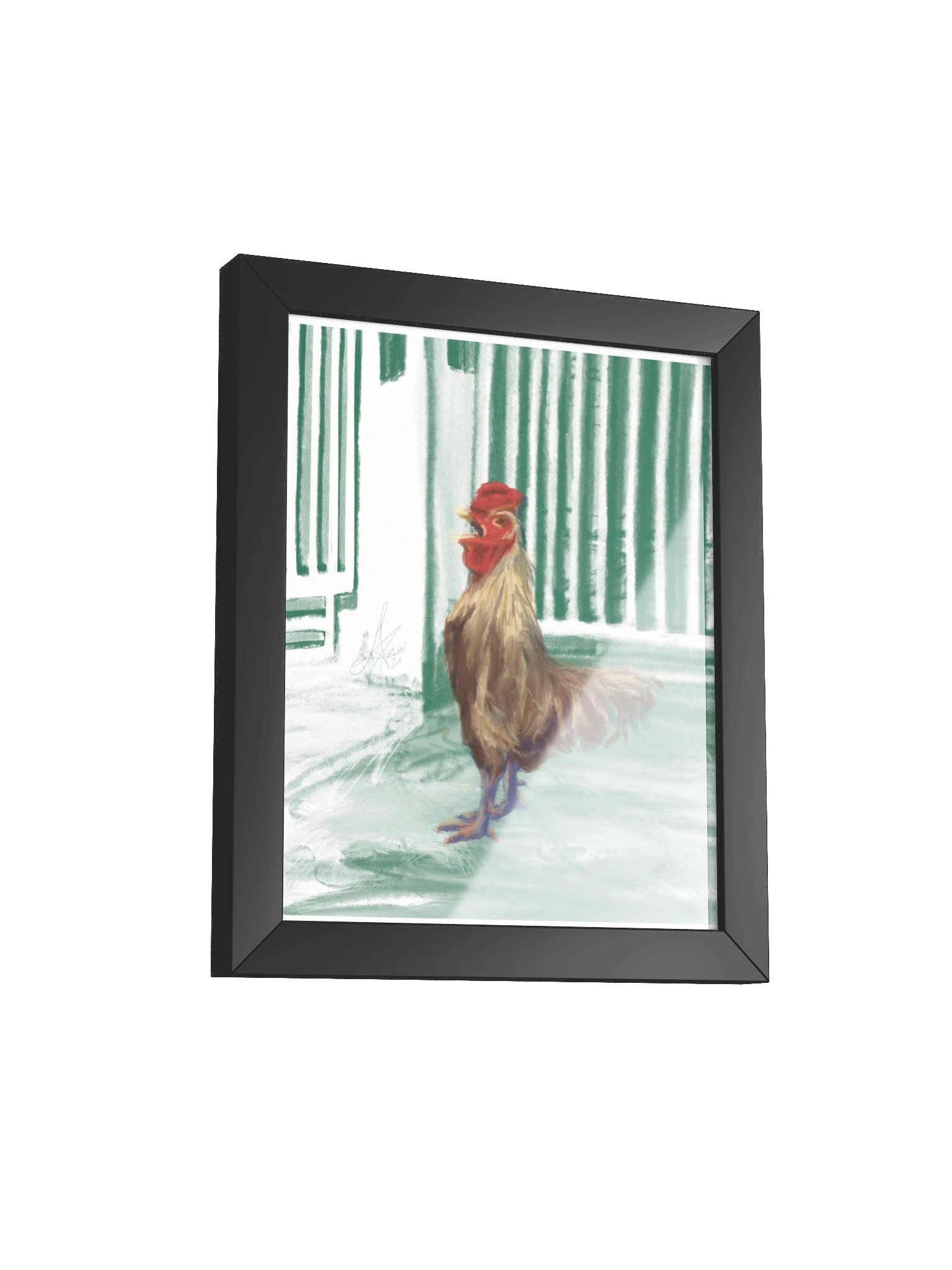 Buen Dia! Gritó El Gallo— Framed Art Print product image (2)