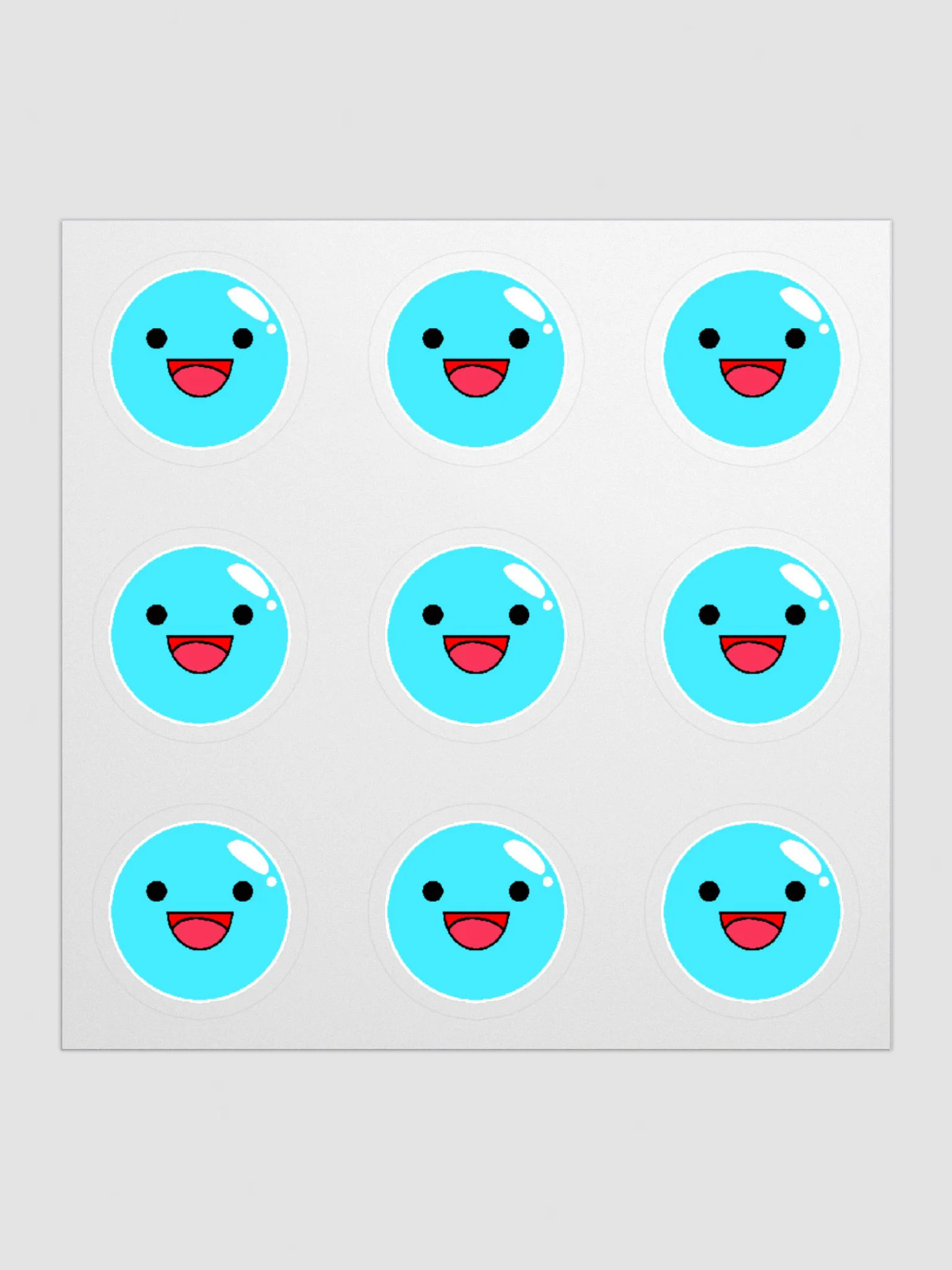 Mythical Bubble Logo Sticker Sheet product image (1)