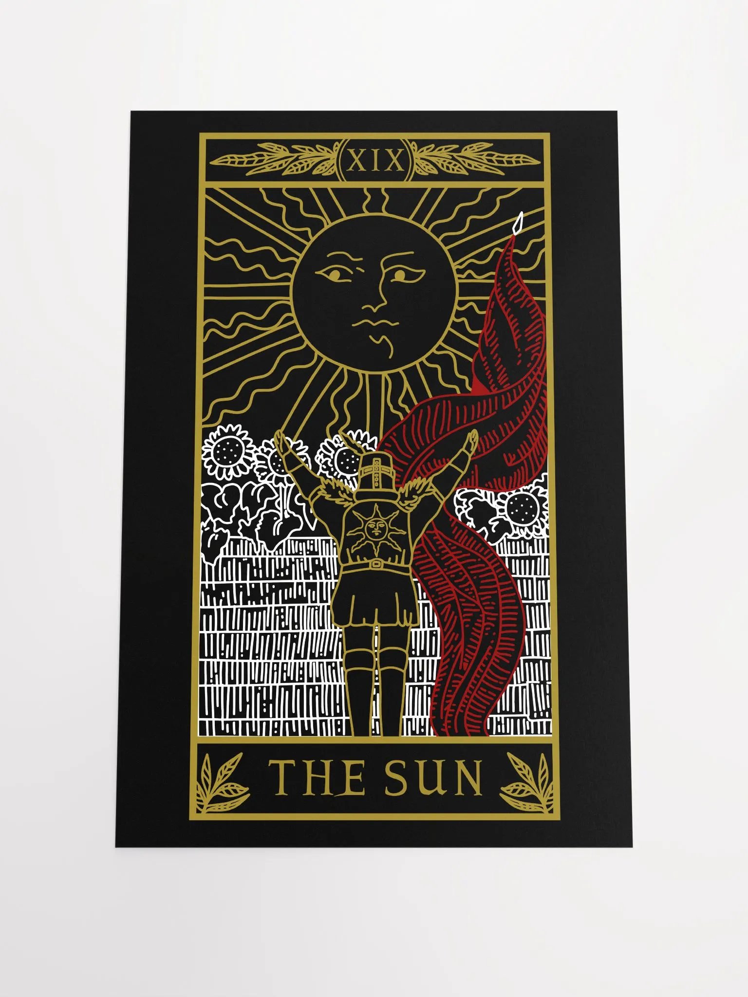 Praise The Sun Tarot Card Print product image (1)