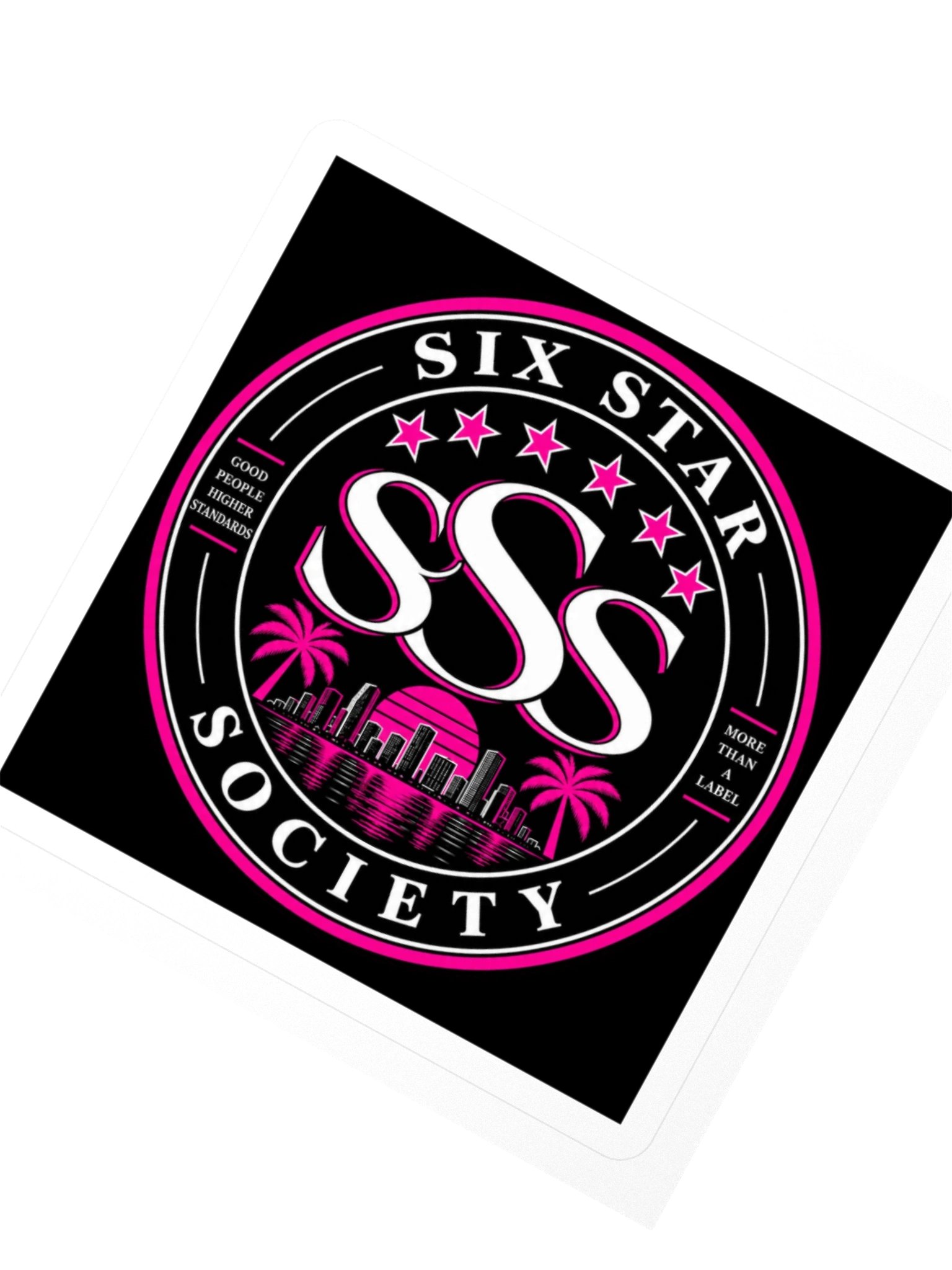 Six Star Society Signature Crest Sticker product image (5)