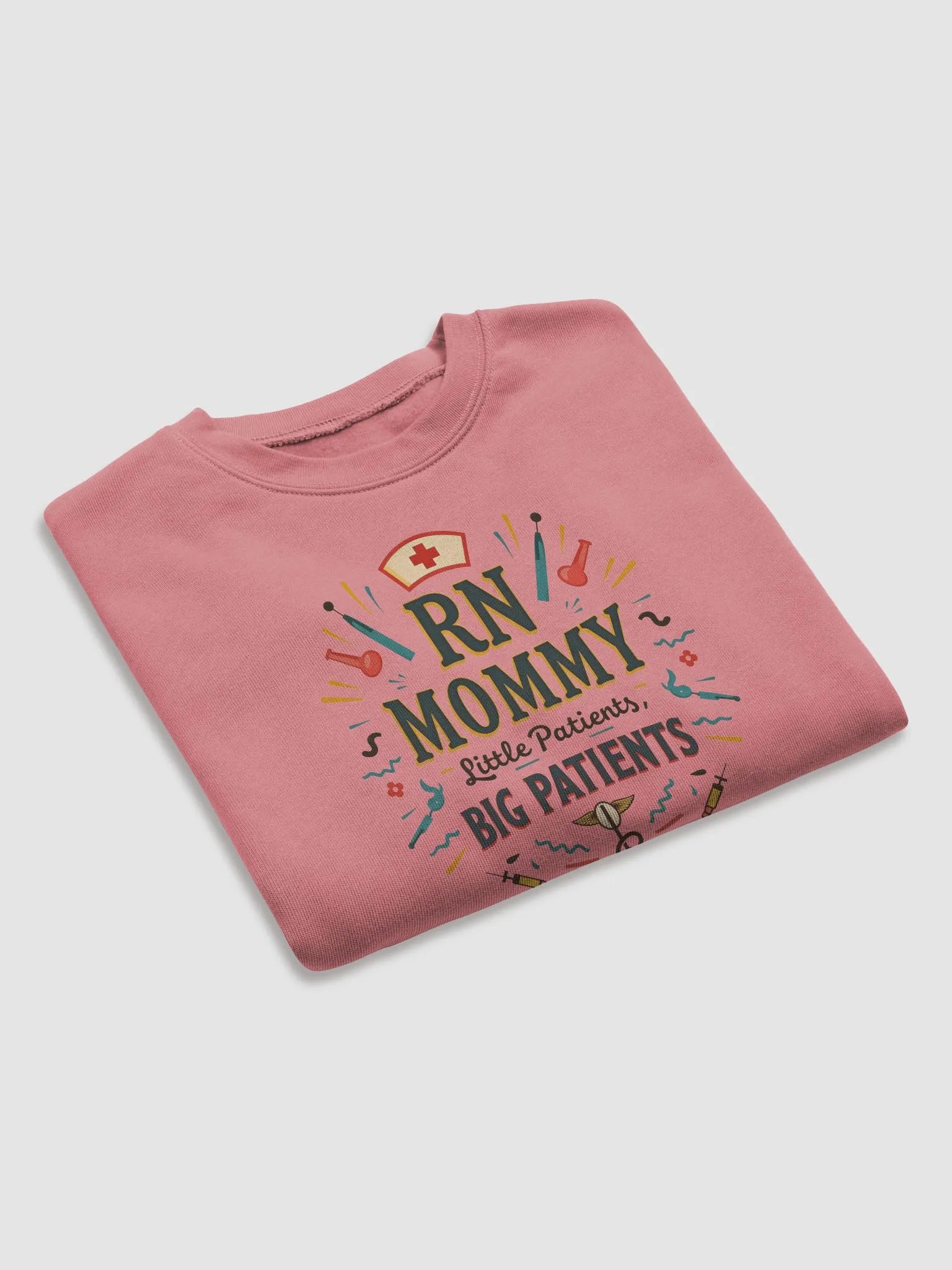 RN Mommy Medical-themed Crop Sweatshirt product image (19)