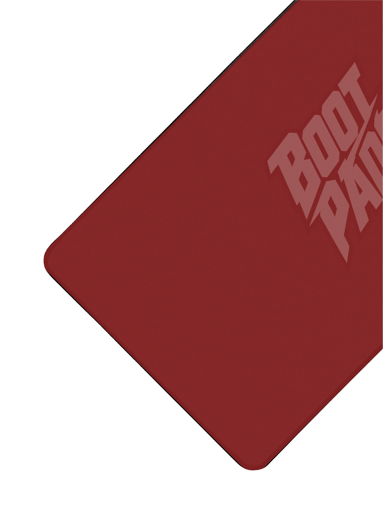Mousepad Logo Bootpads Centrado Deskmat Rojo product image (2)