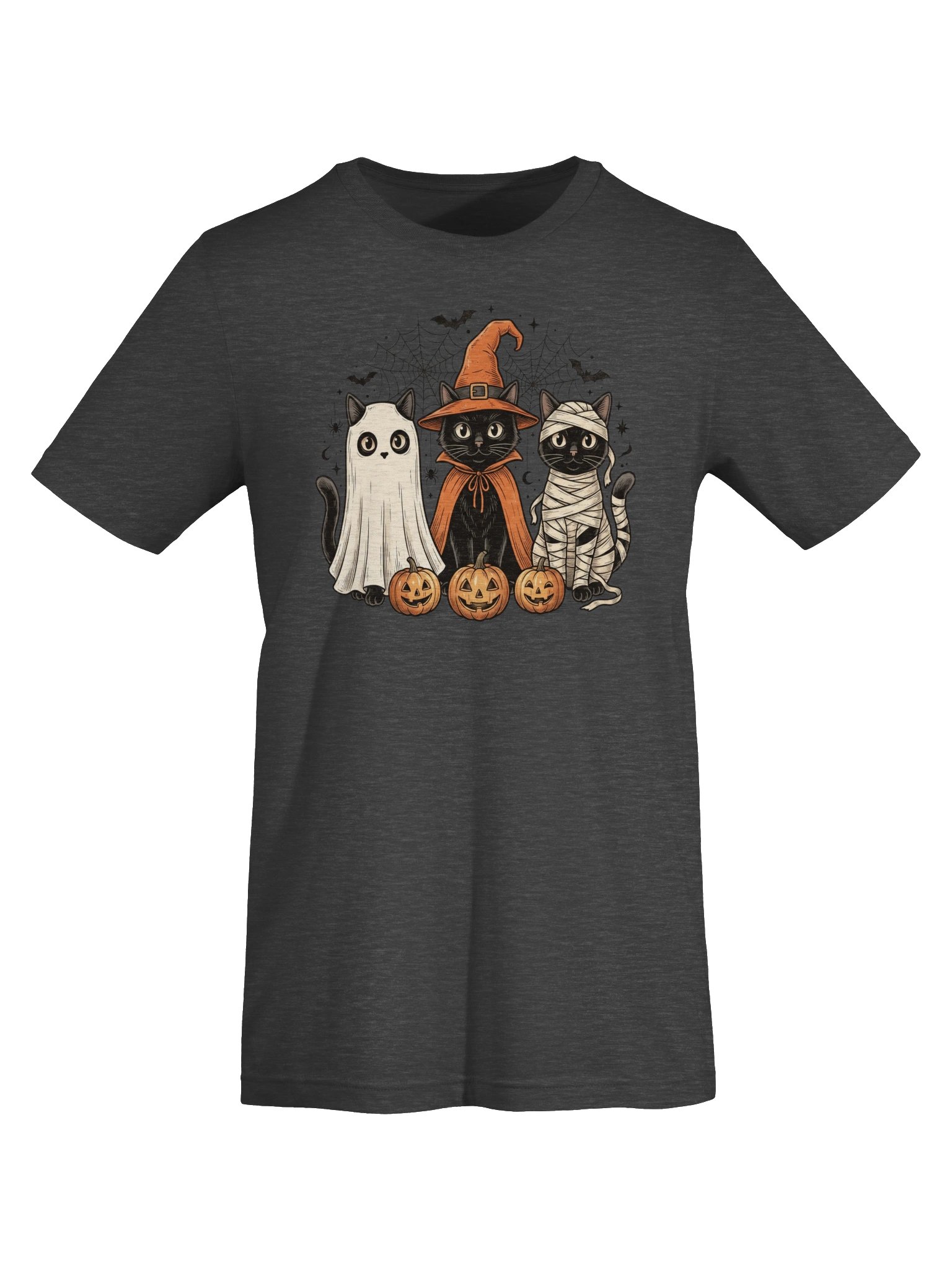 Halloween Costume Cats T-Shirt | Cute Spooky Cat Graphic Tee product image (33)