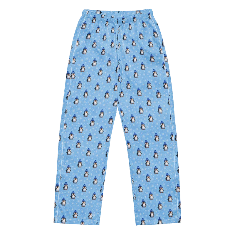 Max the Penguin Snowfall Women's Pajama Pants product image (1)