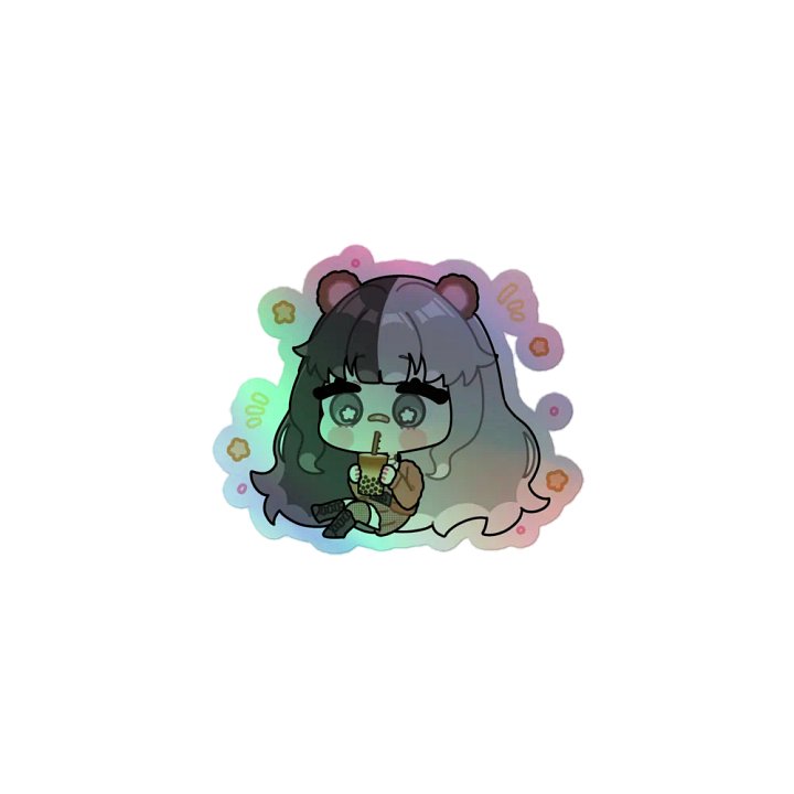 Boba Holographic Sticker product image (1)