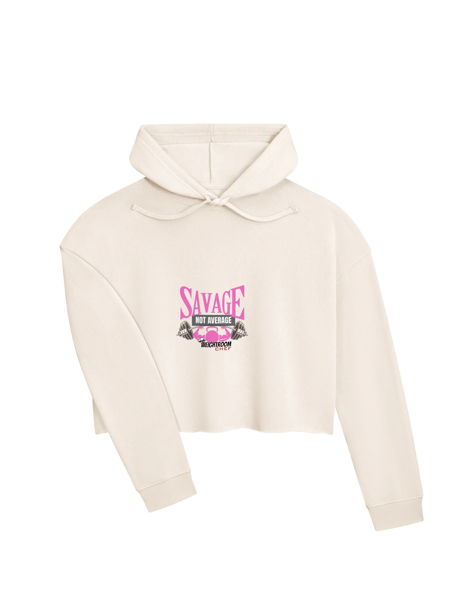 Savage Crop Hoodie | Team Weight Room Chef: product image (18)