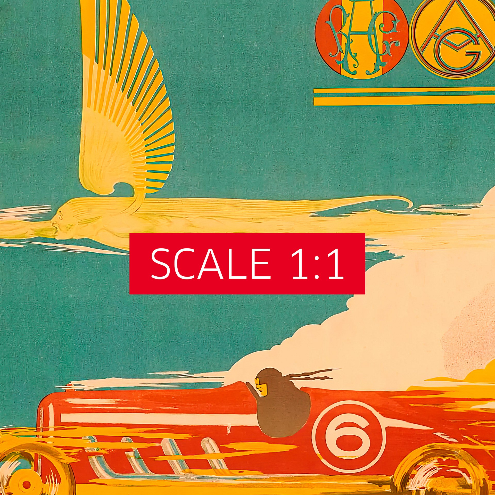 San Sebastian Vintage F1 Grand Prix, 1926 poster — Vintage Formula 1 poster, Monaco Grand Prix poster, retro travel poster, retro travel art product image (4)