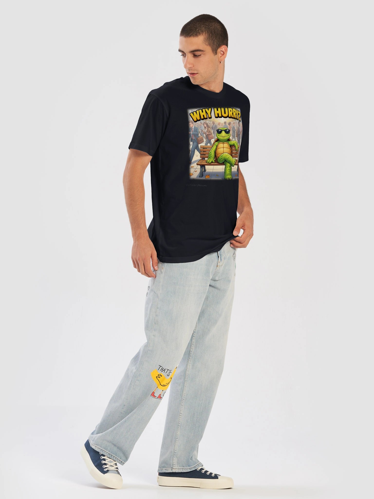 WHY HURRY? — AS Colour 5001T Premium T-Shirt product image (3)