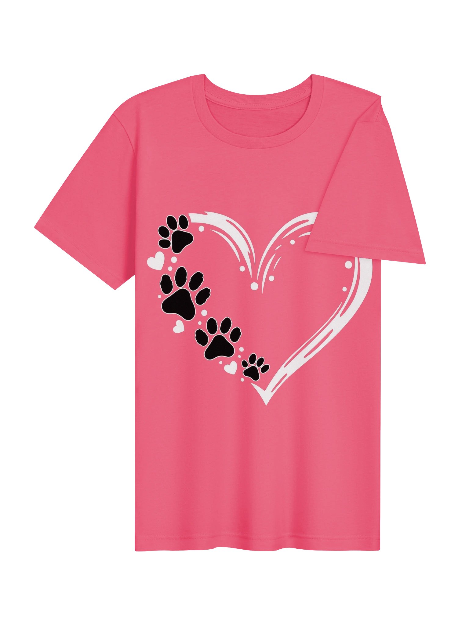 Paws in My Heart Dog Lover Tee product image (4)