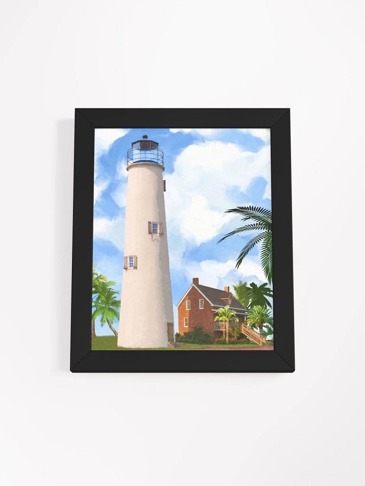 St. George Island Lighthouse – Florida Studio Framed Print product image (1)